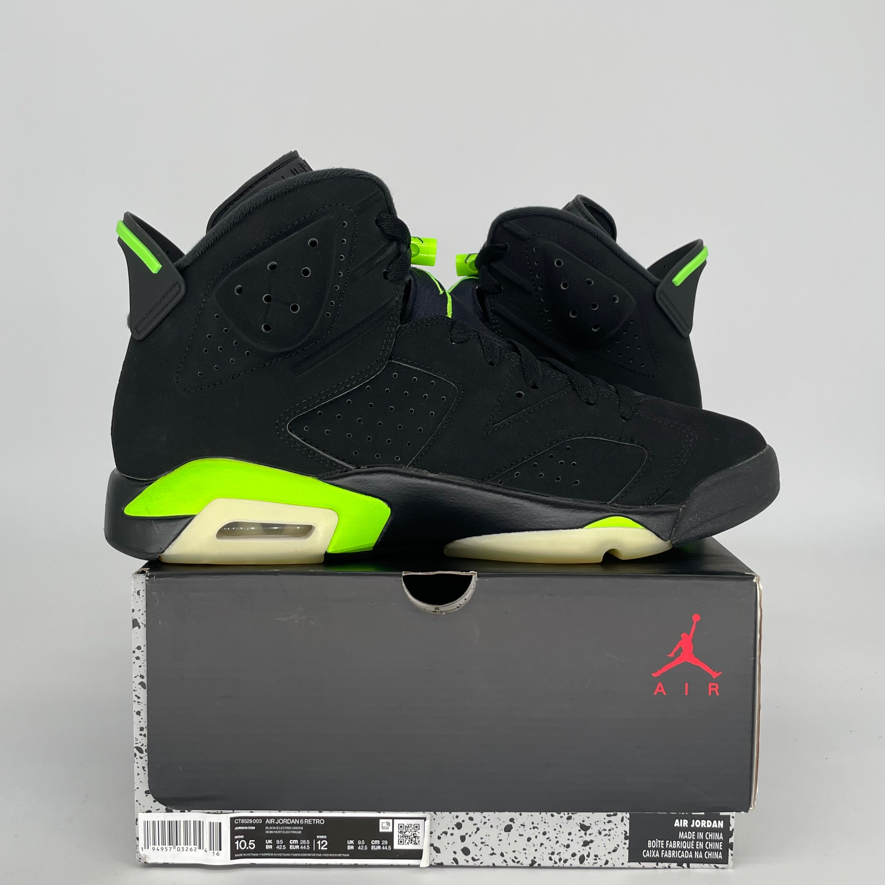 AIR JORDAN 6 ELECTRIC GREEN SIZE 10.5 CT8529-003