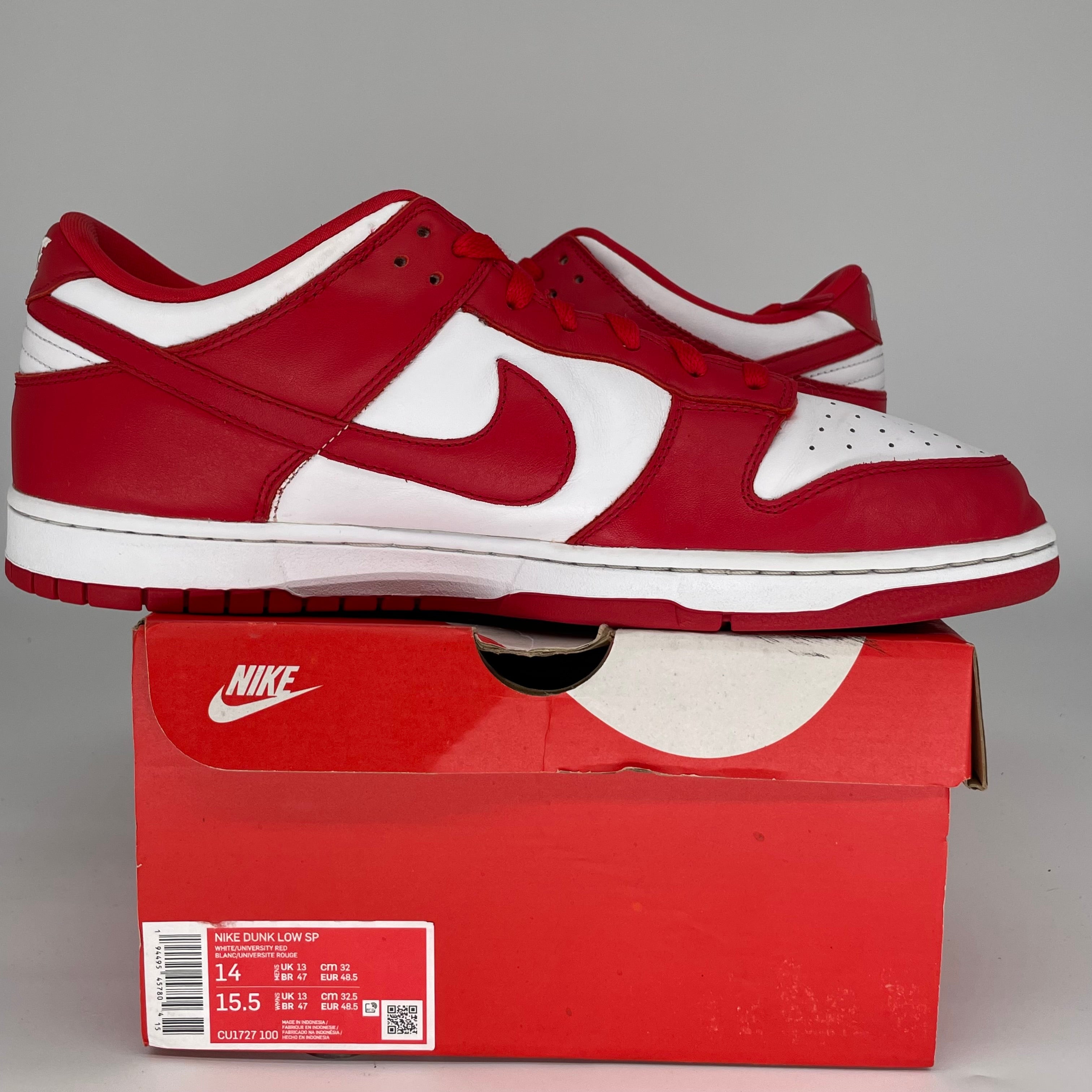 NIKE DUNK LOW ST JOHNS SIZE 14 CU1727-100