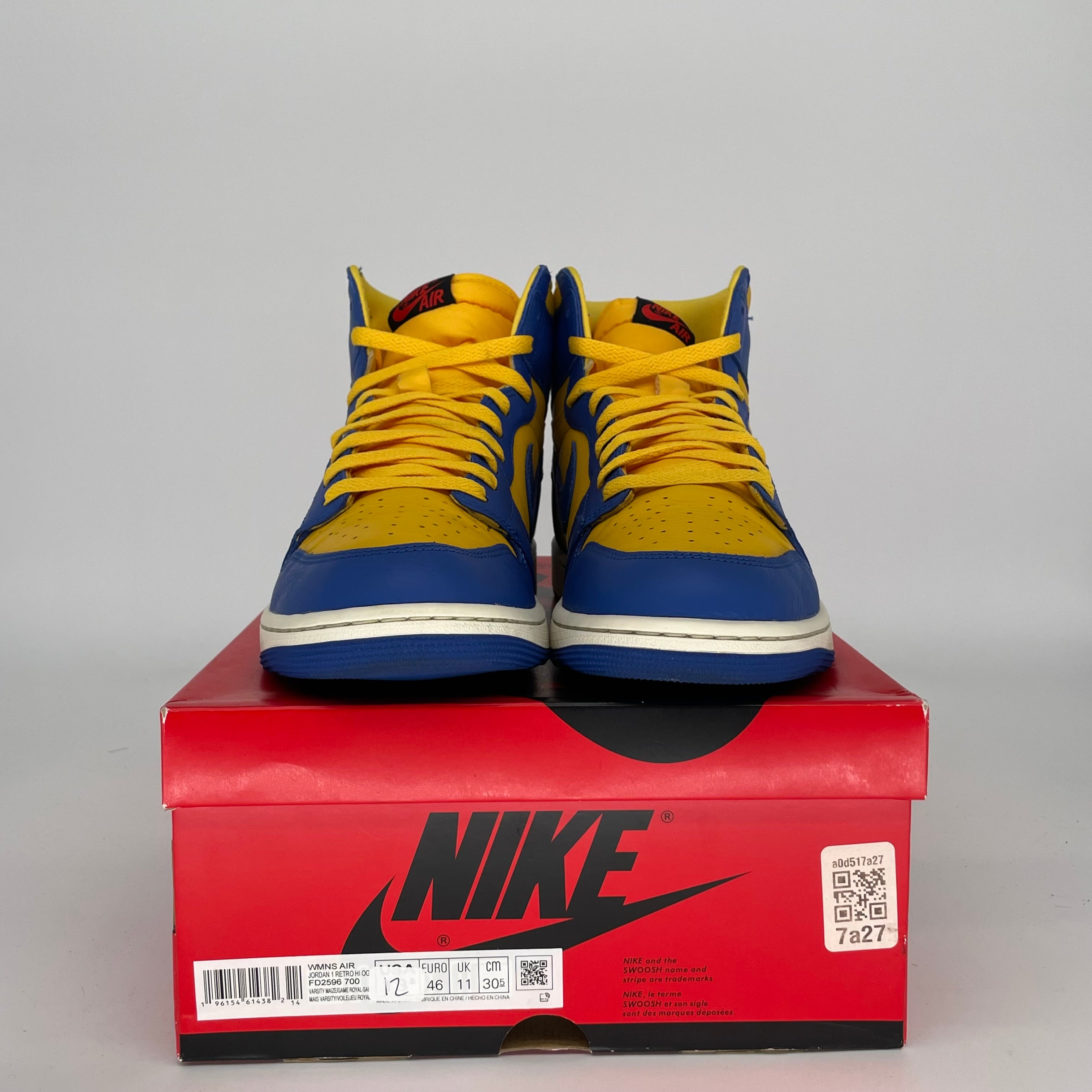 AIR JORDAN 1 REVERSE LANEY W SIZE 12/13.5W FD2596-700