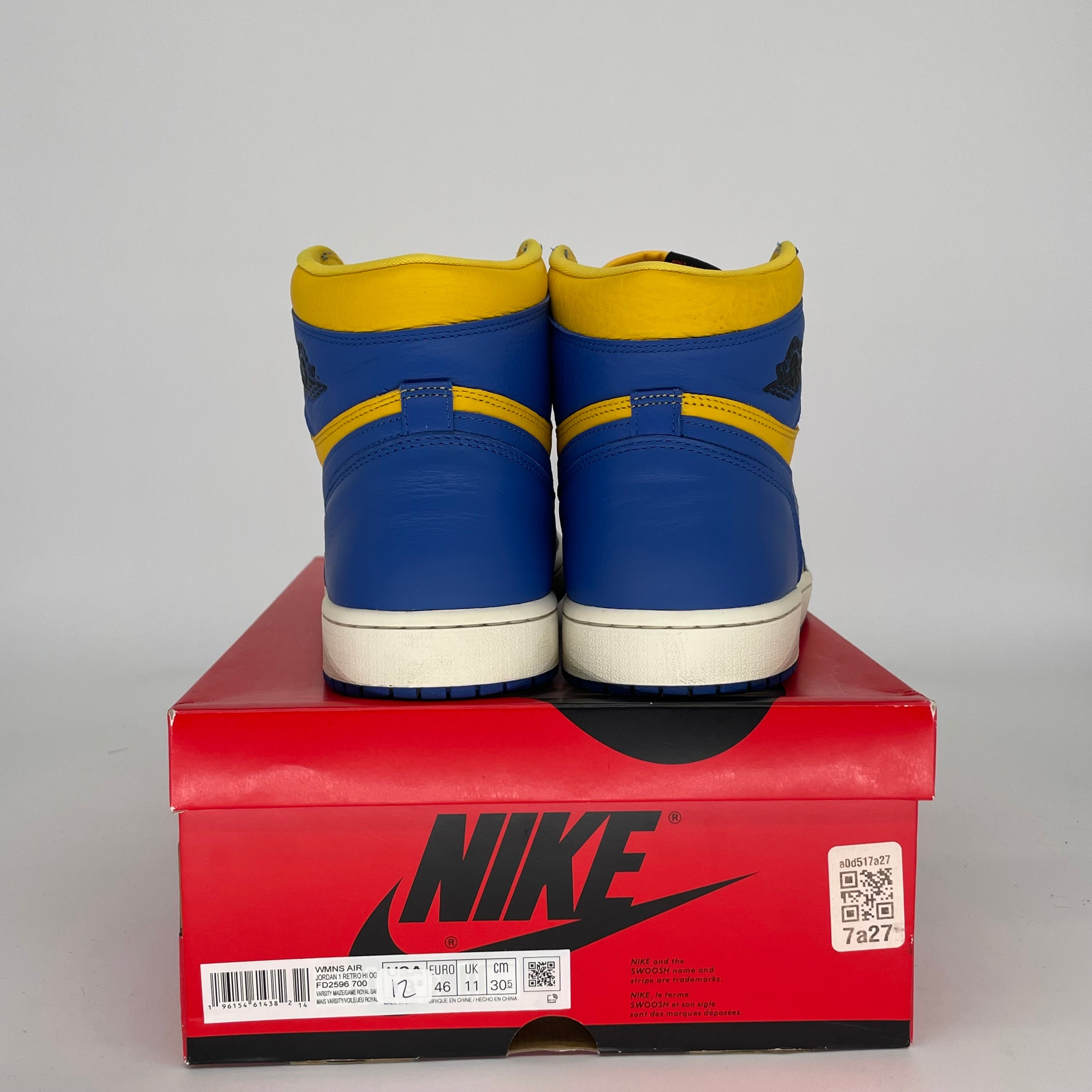 AIR JORDAN 1 REVERSE LANEY W SIZE 12/13.5W FD2596-700