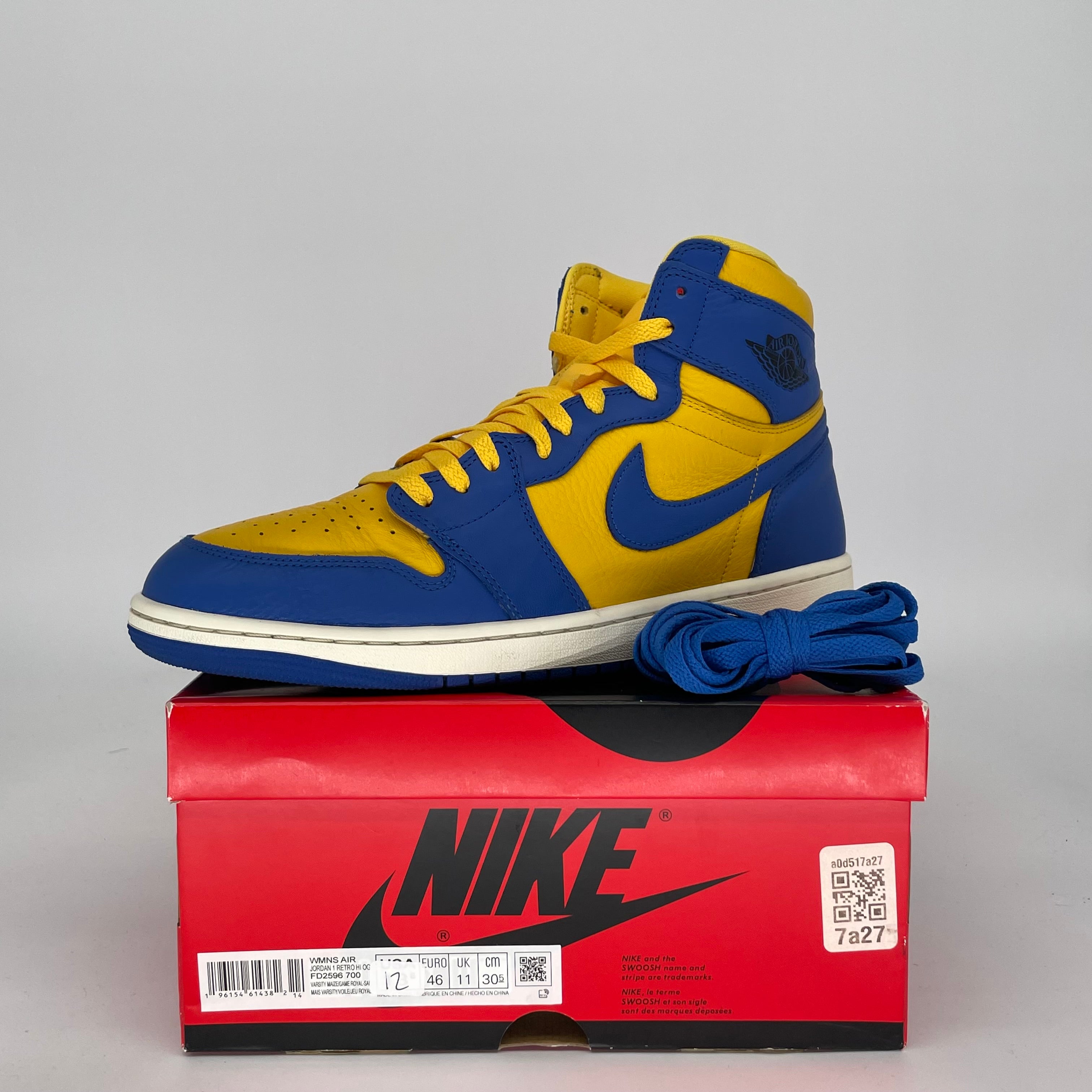 AIR JORDAN 1 REVERSE LANEY W SIZE 12/13.5W FD2596-700