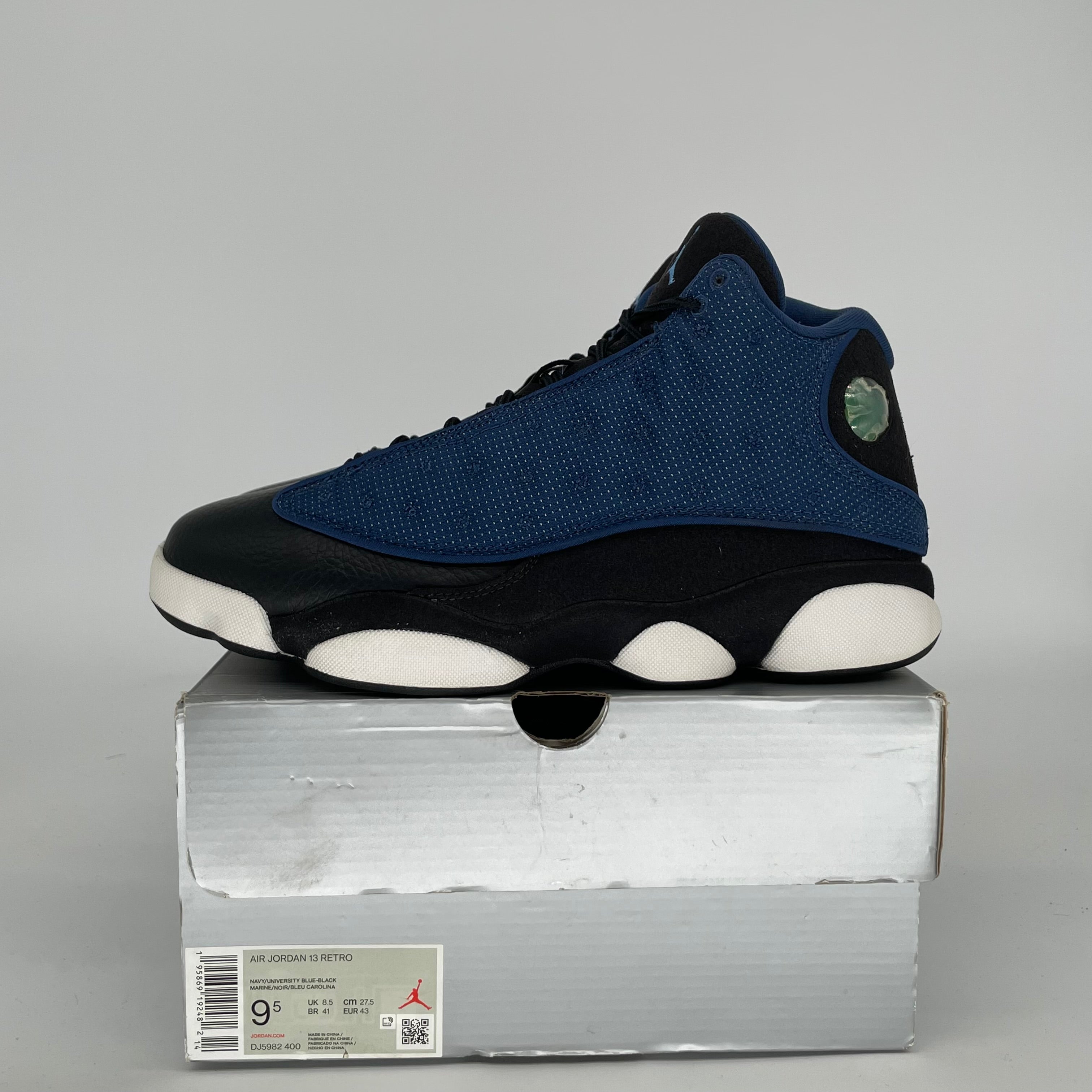 AIR JORDAN 13 BRAVE BLUE SIZE 9.5 DJ5982-400