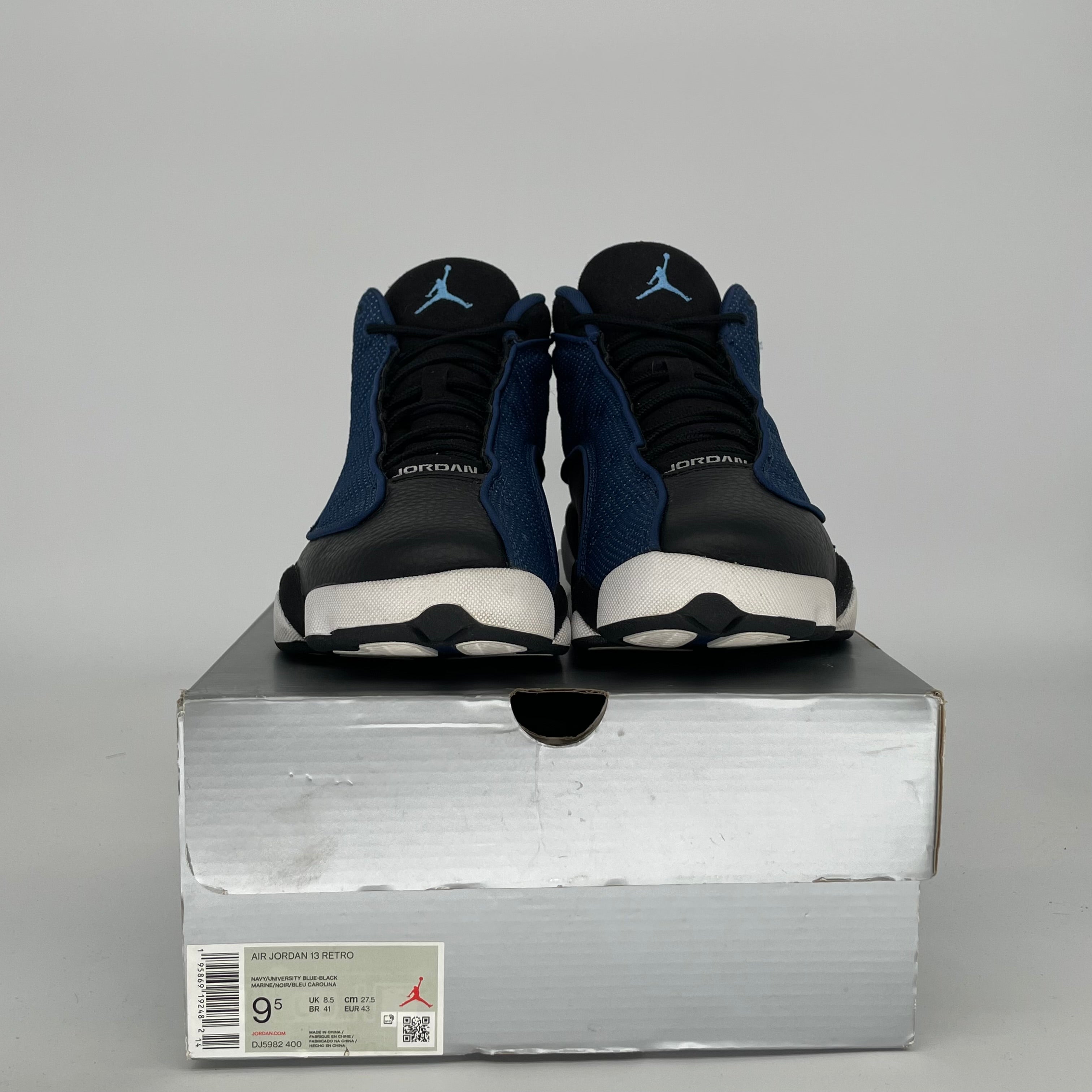 AIR JORDAN 13 BRAVE BLUE SIZE 9.5 DJ5982-400