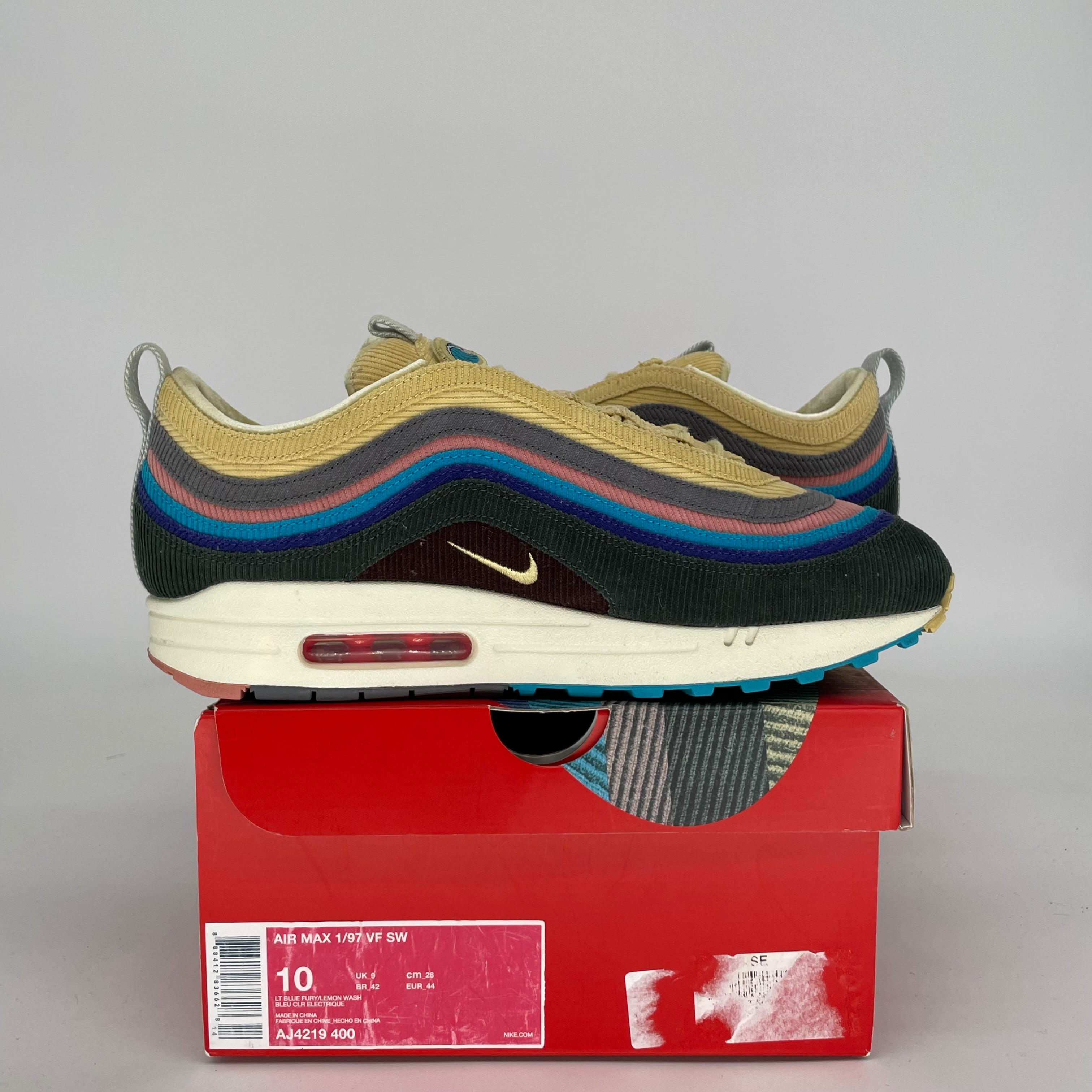 NIKE AIR MAX 97 SEAN WOTHERSPOON SIZE 10 AJ4219-400