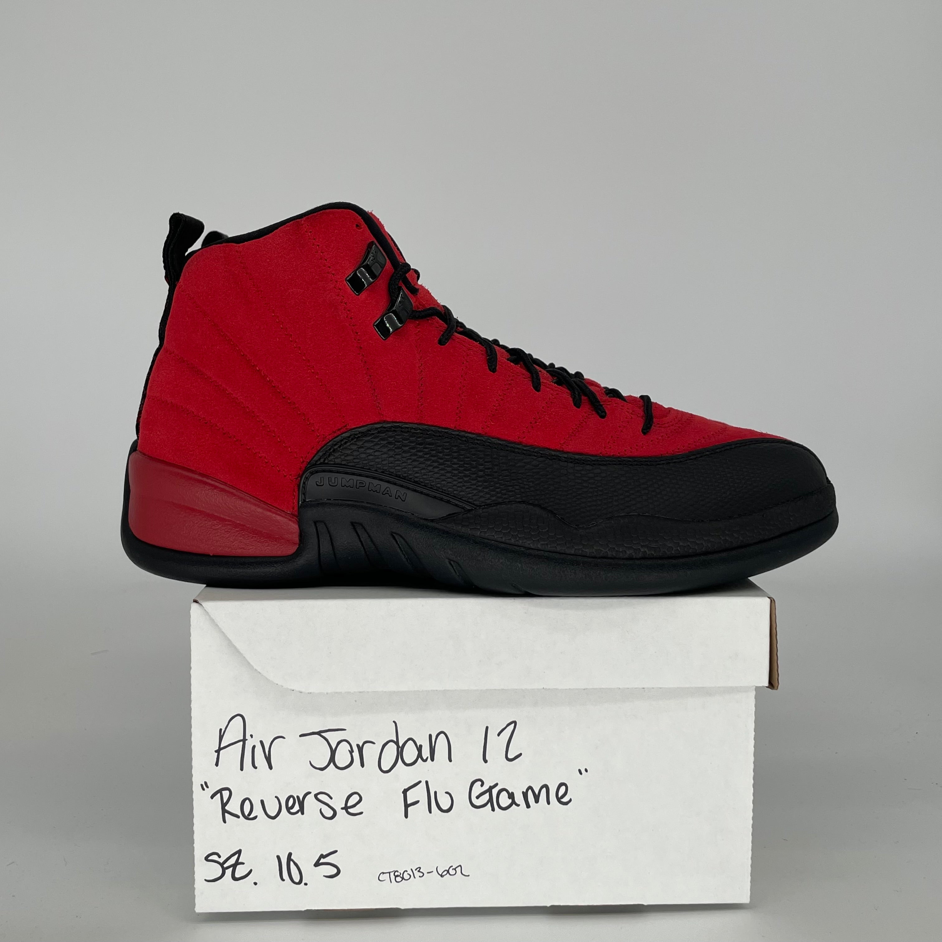 AIR JORDAN 12 REVERSE FLU GAME SIZE 10.5 CT8013-602