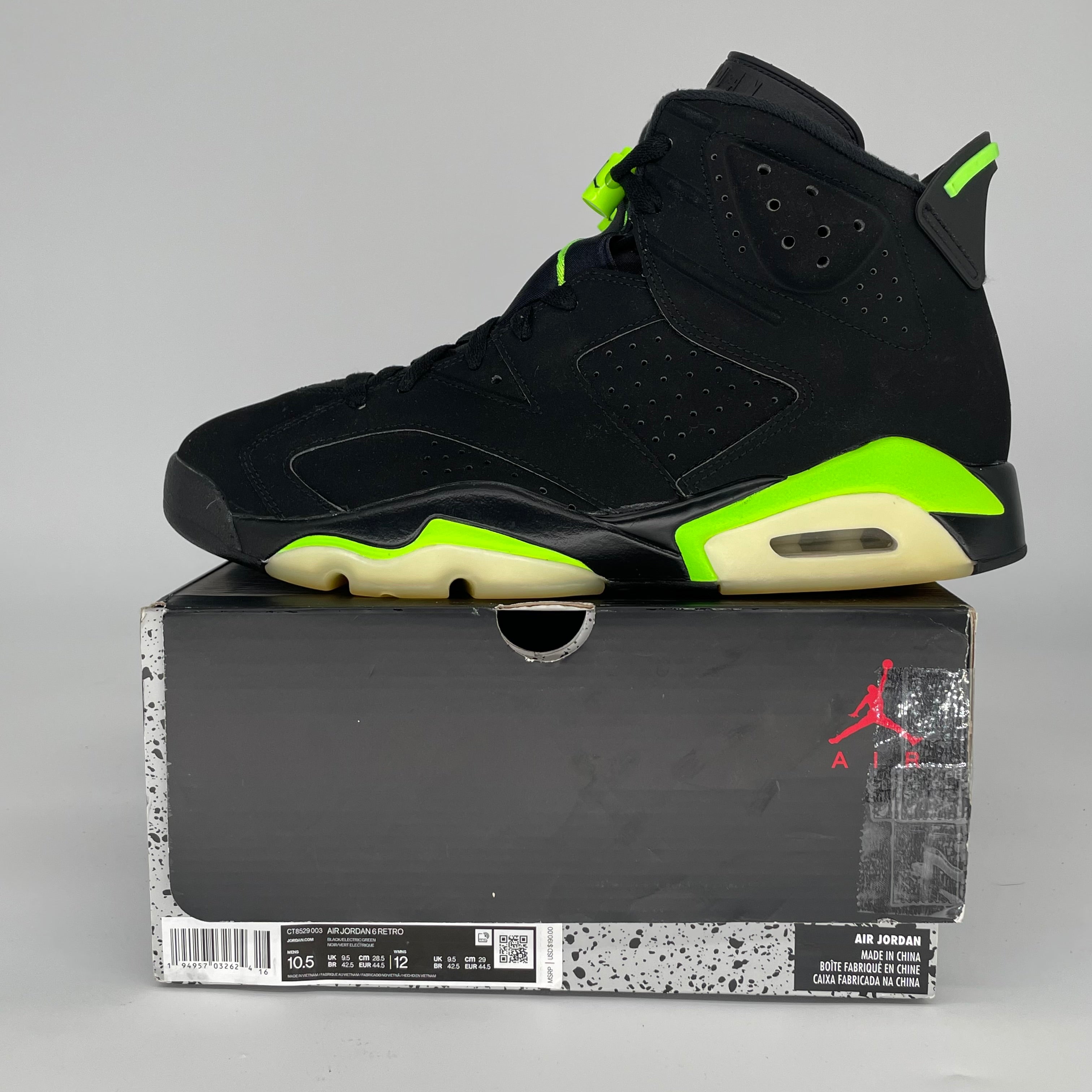 AIR JORDAN 6 ELECTRIC GREEN SIZE 10.5 CT8529-003