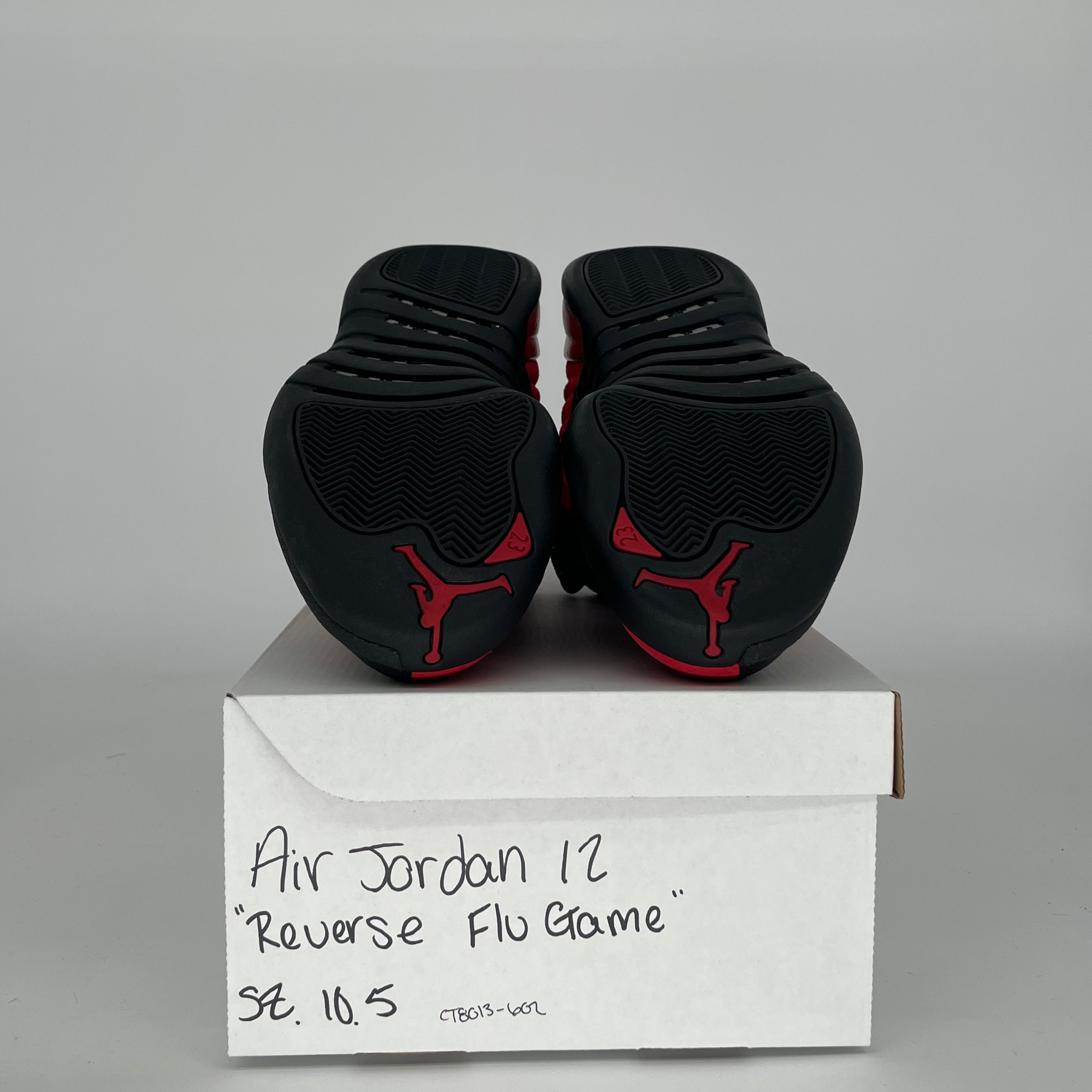 AIR JORDAN 12 REVERSE FLU GAME SIZE 10.5 CT8013-602