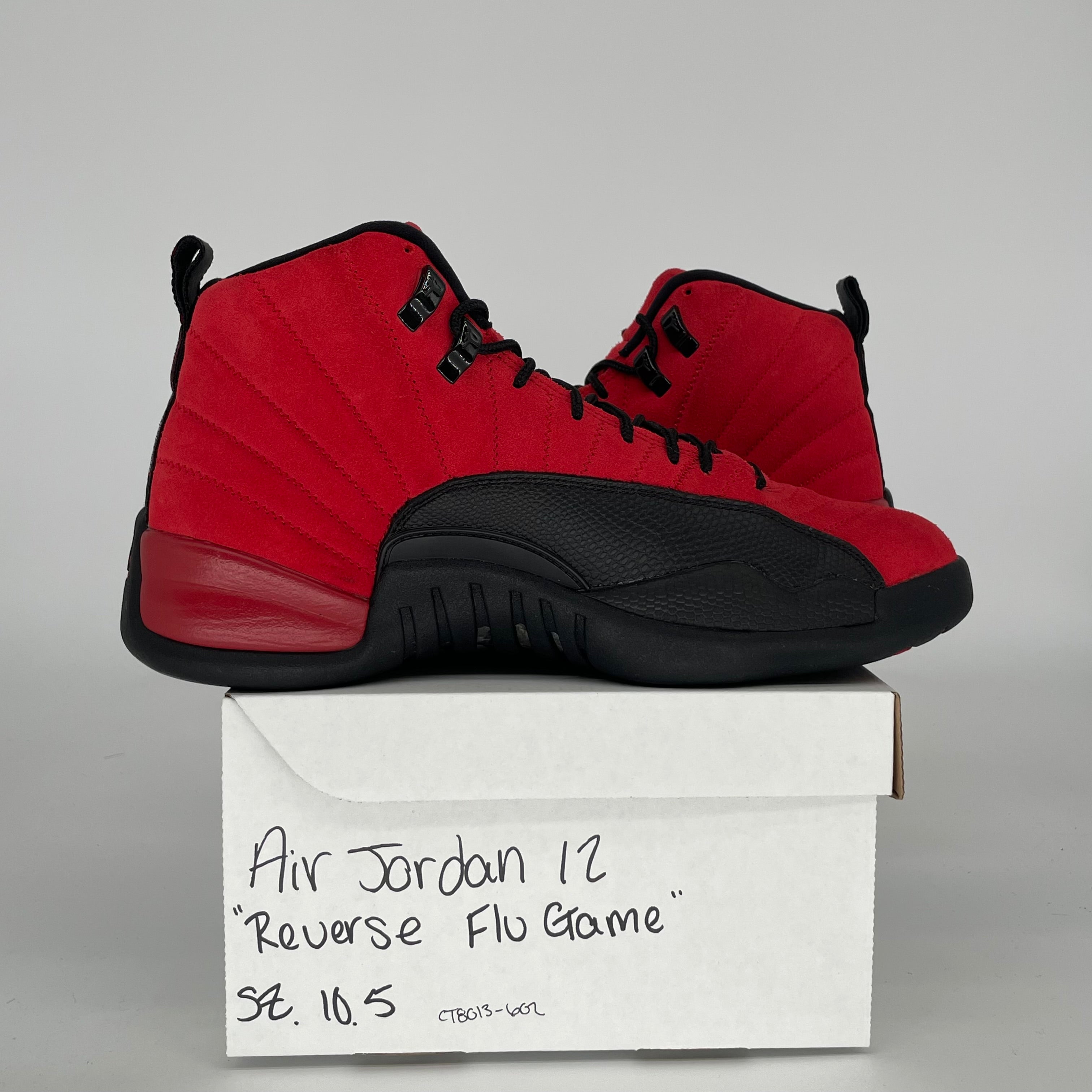 AIR JORDAN 12 REVERSE FLU GAME SIZE 10.5 CT8013-602