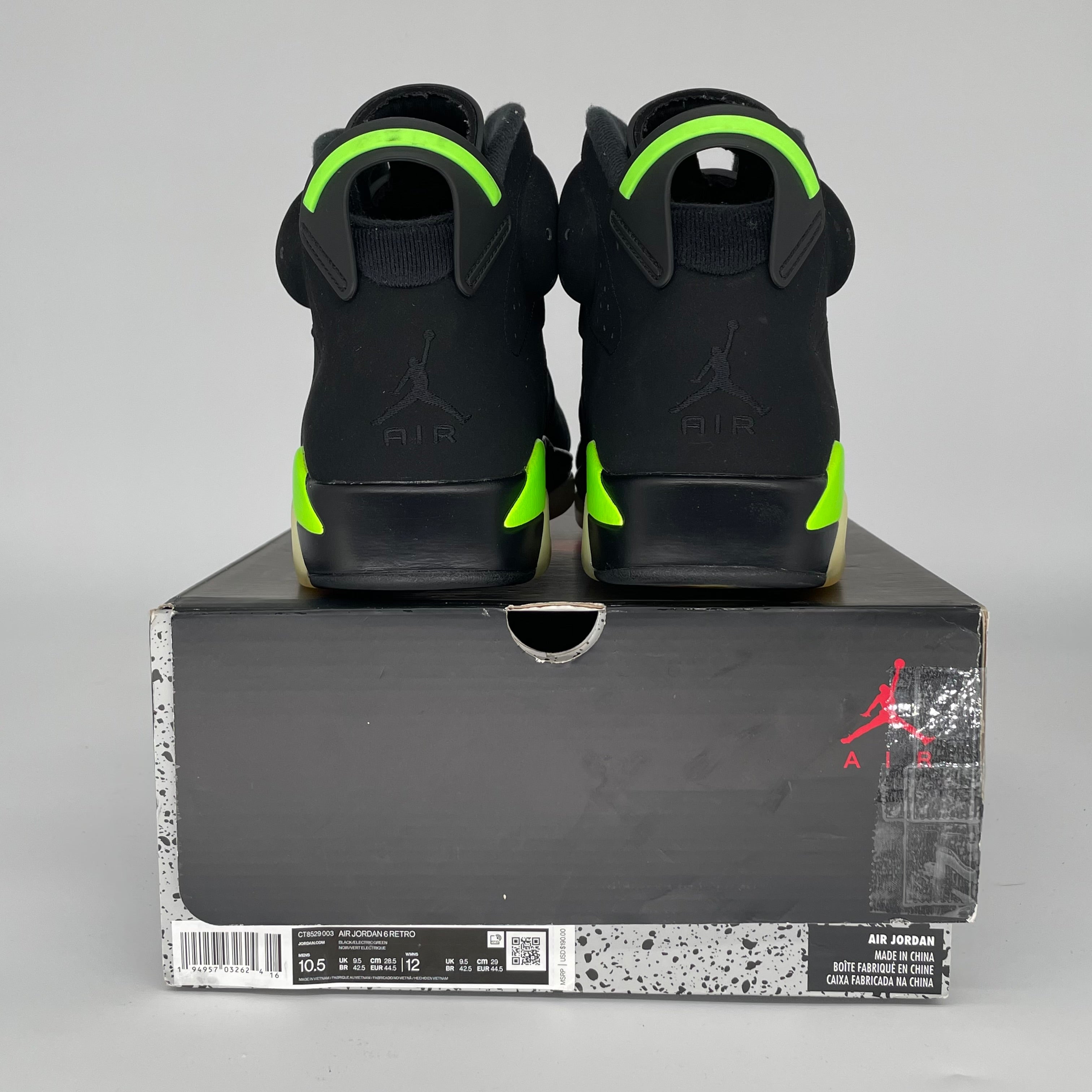 AIR JORDAN 6 ELECTRIC GREEN SIZE 10.5 CT8529-003