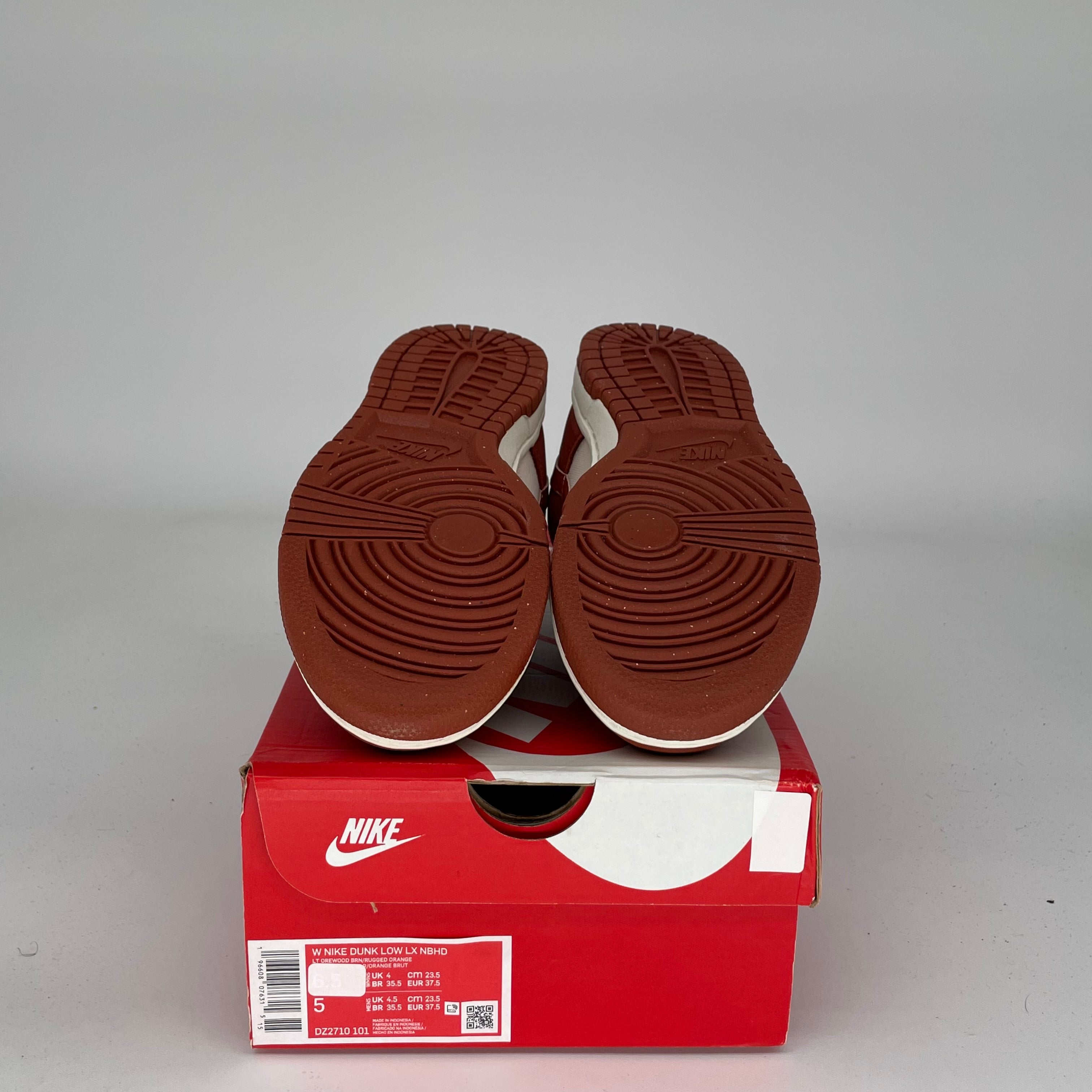 NIKE DUNK LOW LIGHT OREWOOD BROWN RUGGED ORANGE W SIZE 5/6.5W DZ2710-101