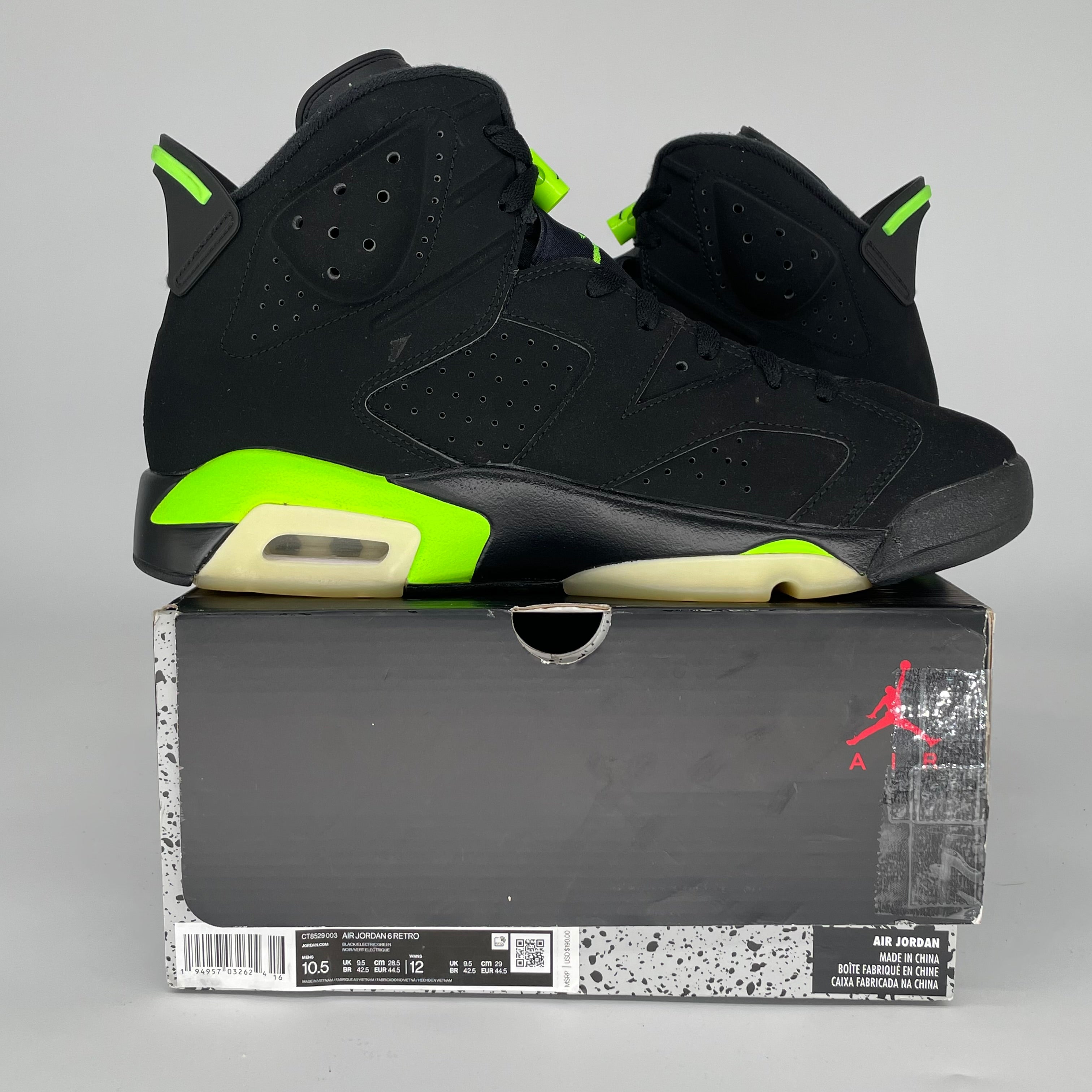 AIR JORDAN 6 ELECTRIC GREEN SIZE 10.5 CT8529-003