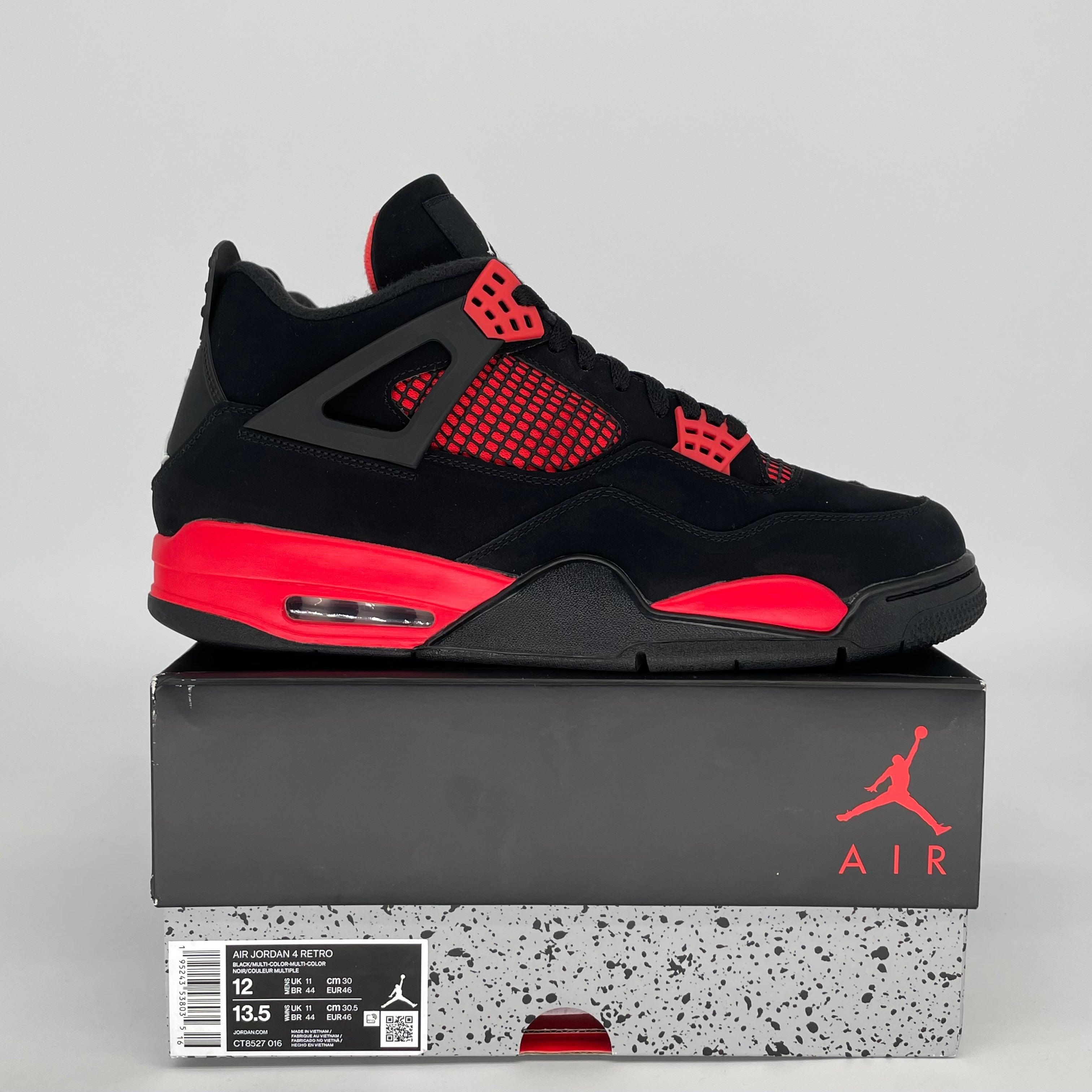 AIR JORDAN 4 RED THUNDER SIZE 12 CT8527-016