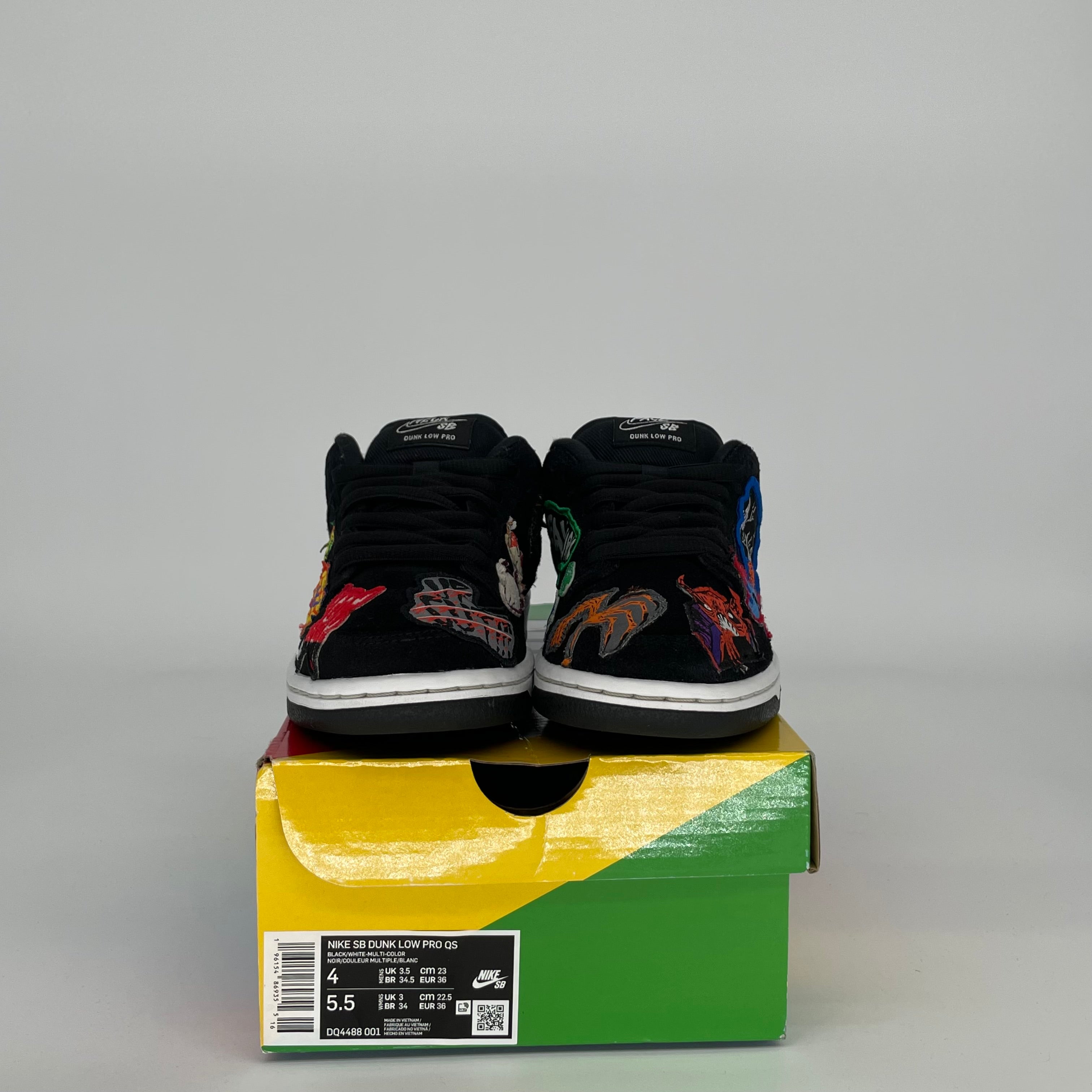 NIKE SB DUNK LOW NECKFACE SIZE 4 DQ4488-001