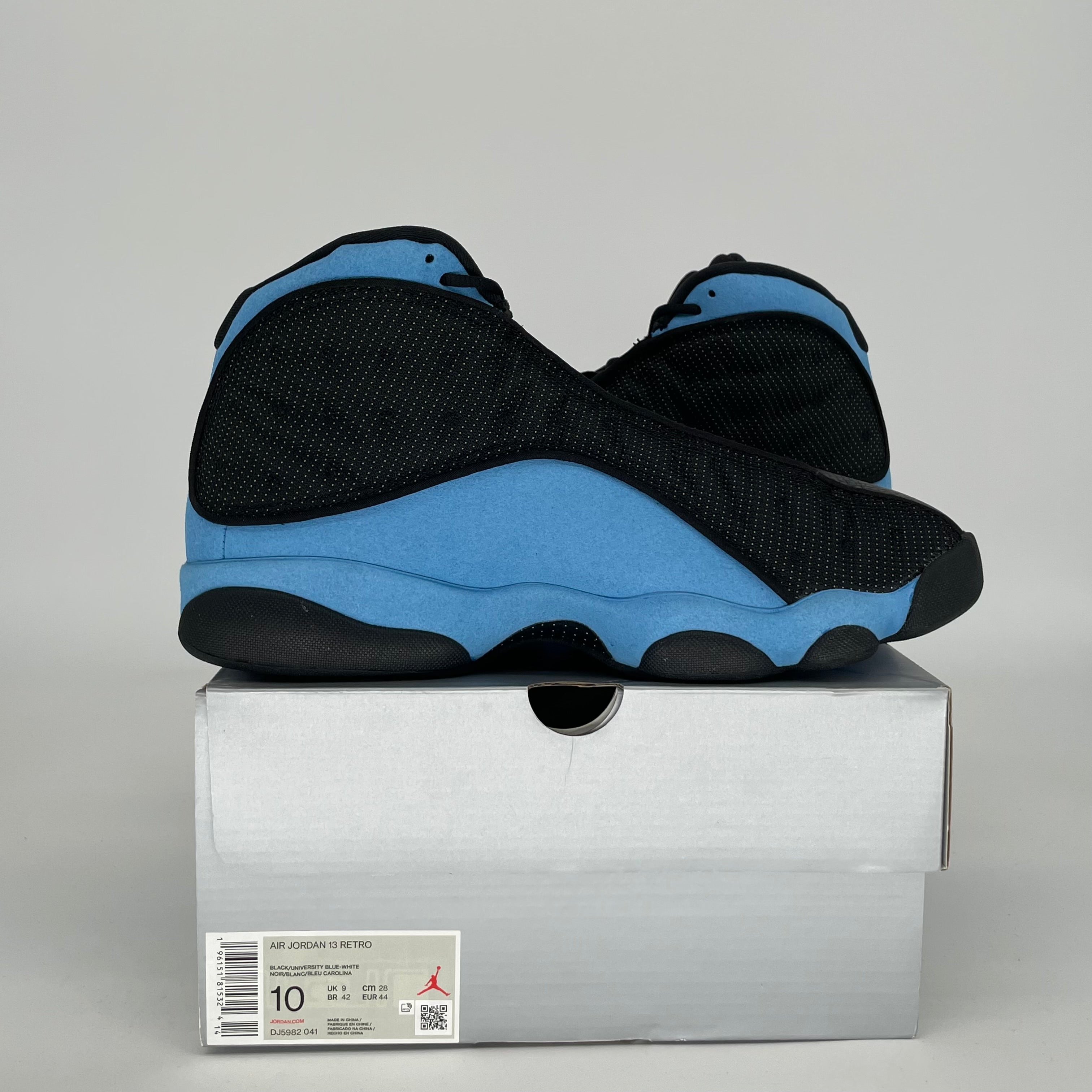 AIR JORDAN 13 UNIVERSITY BLUE BLACK SIZE 10 DJ5982-041