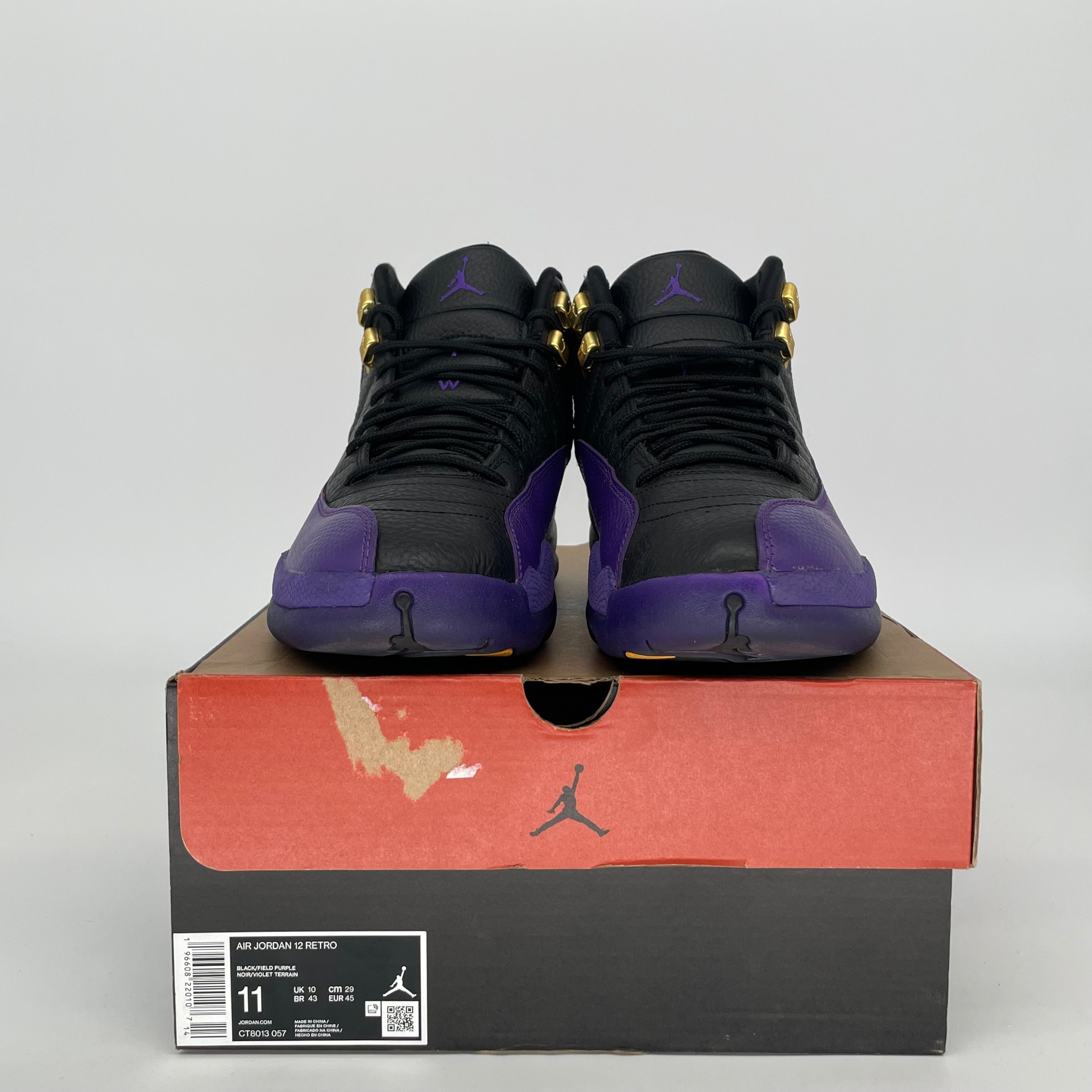 AIR JORDAN 12 FIELD PURPLE SIZE 11 CT8013-057