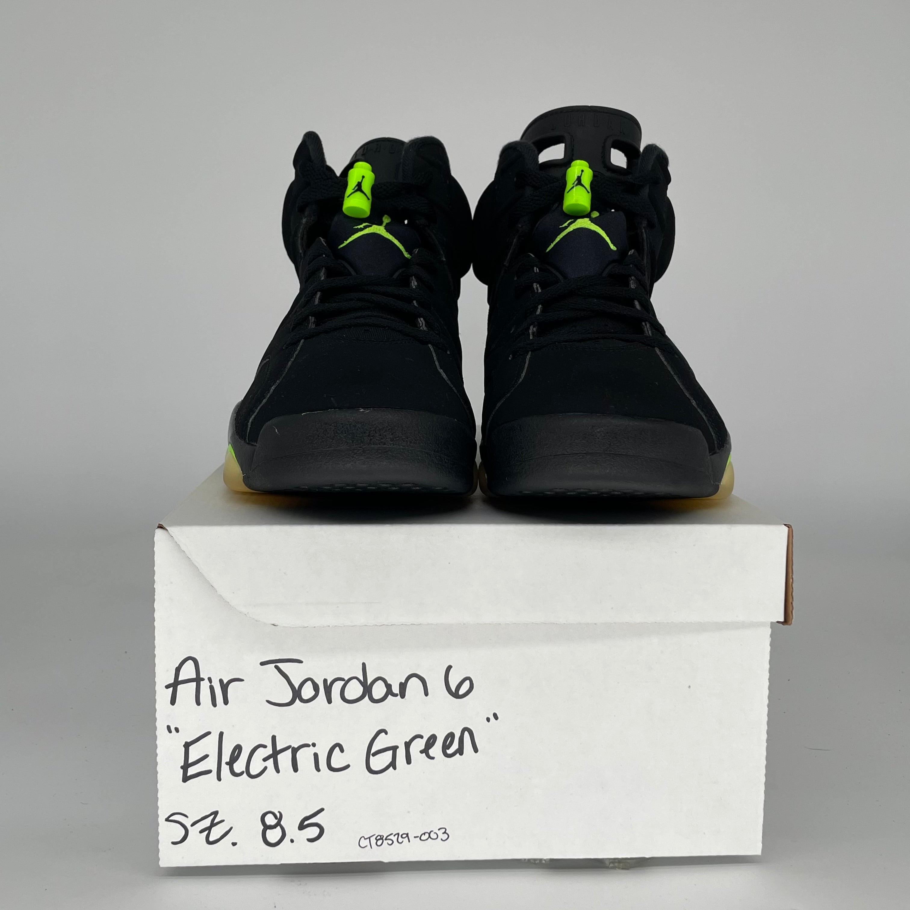 AIR JORDAN 6 ELECTRIC GREEN SIZE 8.5 CT8529-003