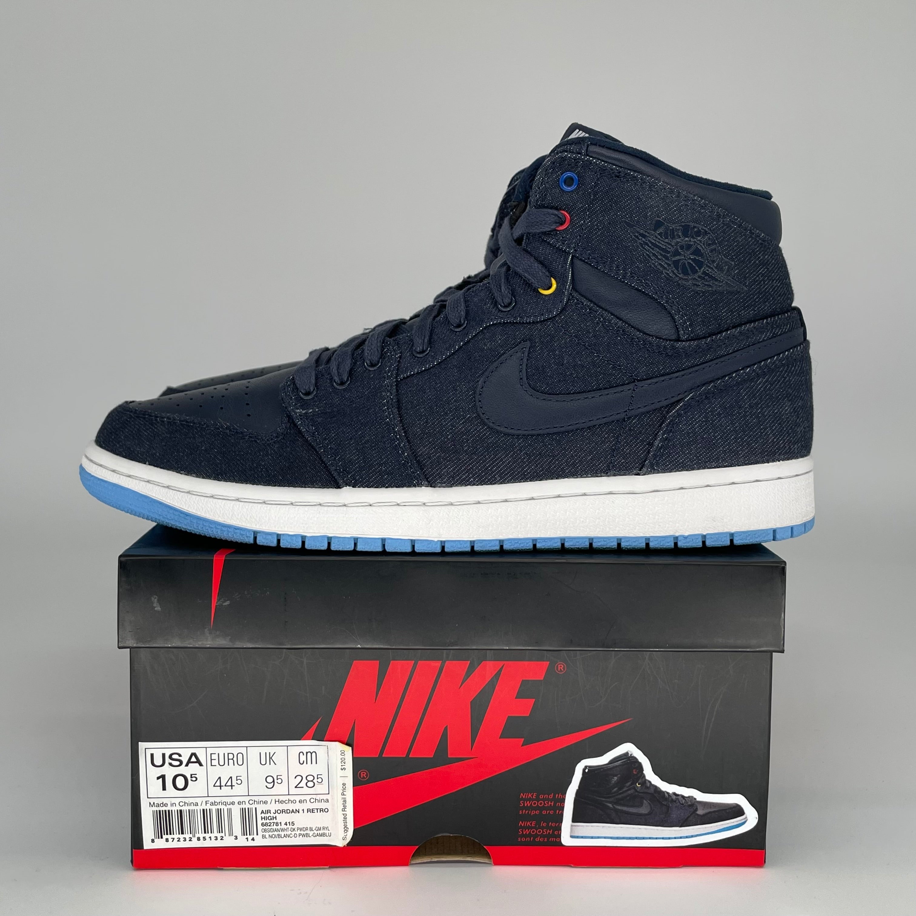 AIR JORDAN 1 FAMILY FOREVER  SIZE 10.5 682781-415