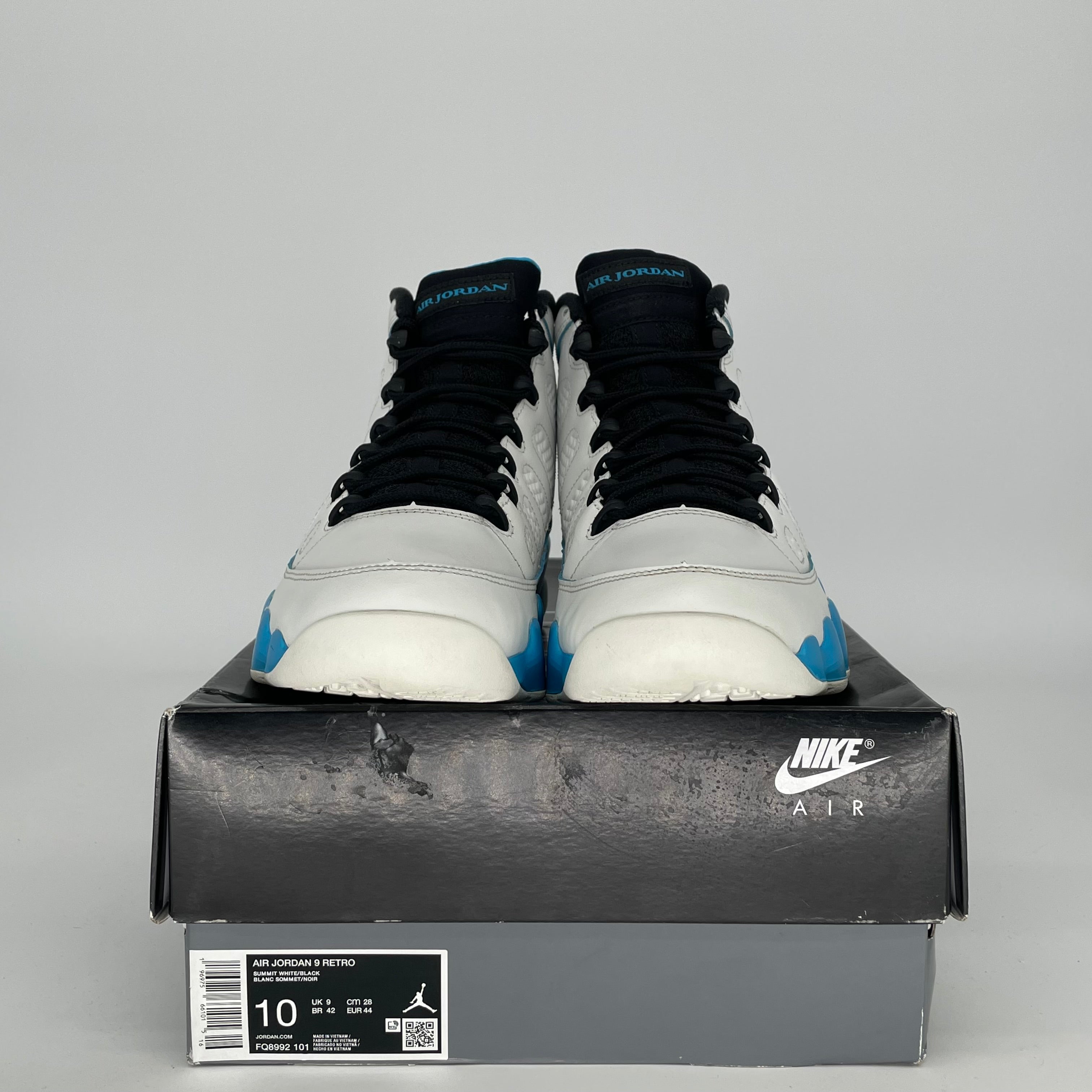 AIR JORDAN 9 POWDER BLUE SIZE 10 FQ8992-101