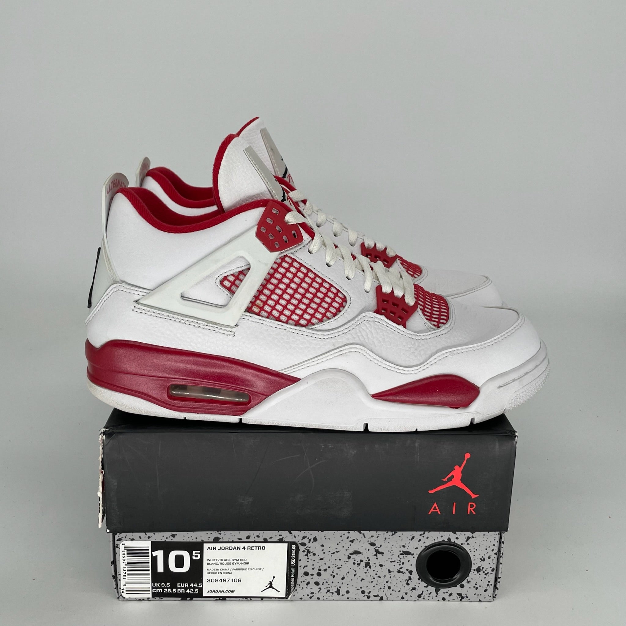 AIR JORDAN 4 ALTERNATE 89 SIZE 10.5 308497-106