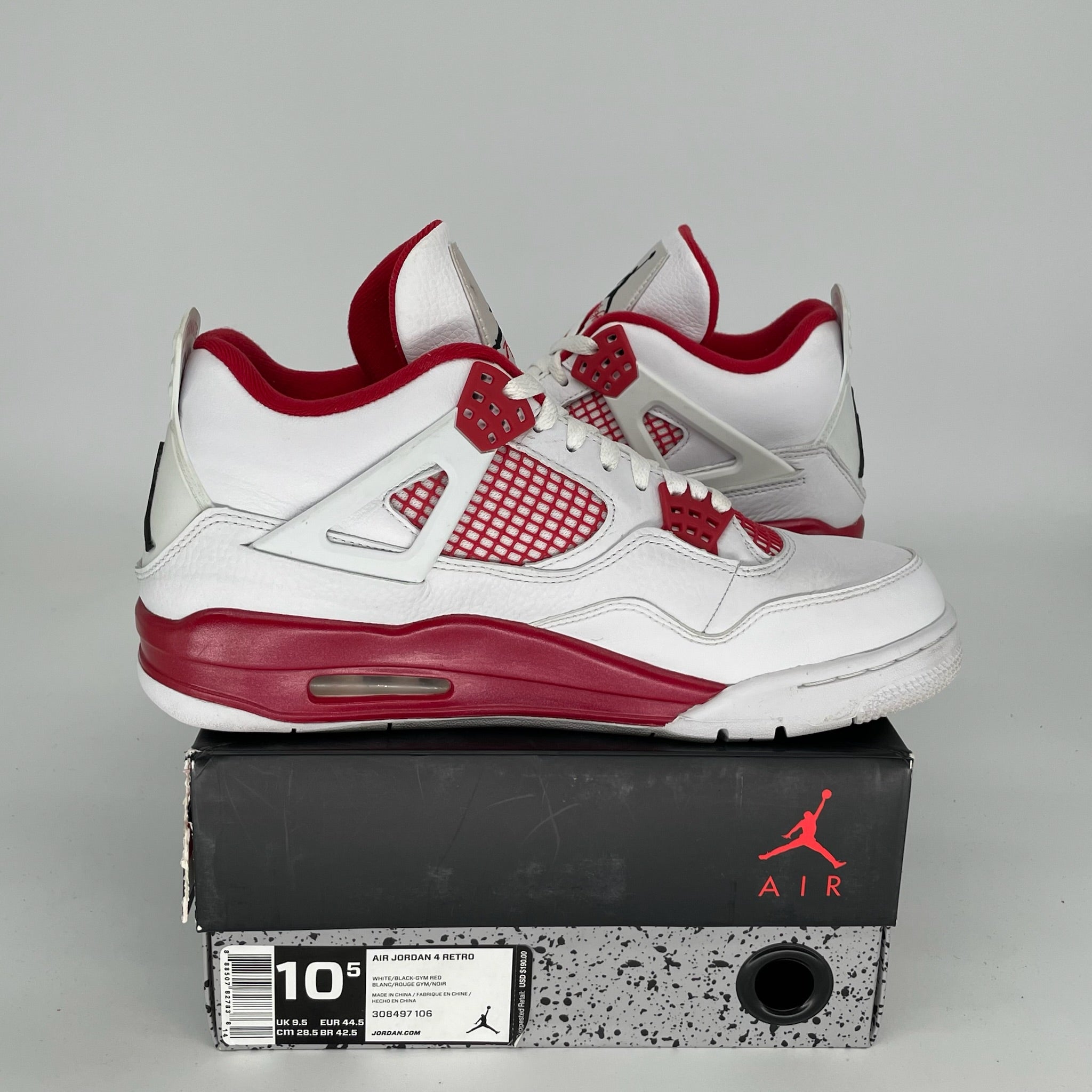 AIR JORDAN 4 ALTERNATE 89 SIZE 10.5 308497-106