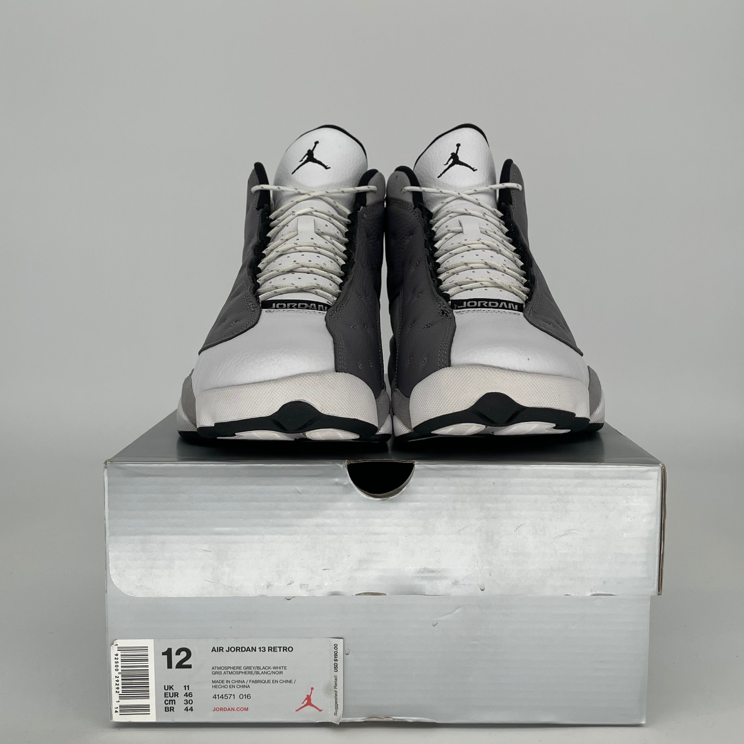 AIR JORDAN 13 ATMOSPHERE GREY SIZE 12 414571-016