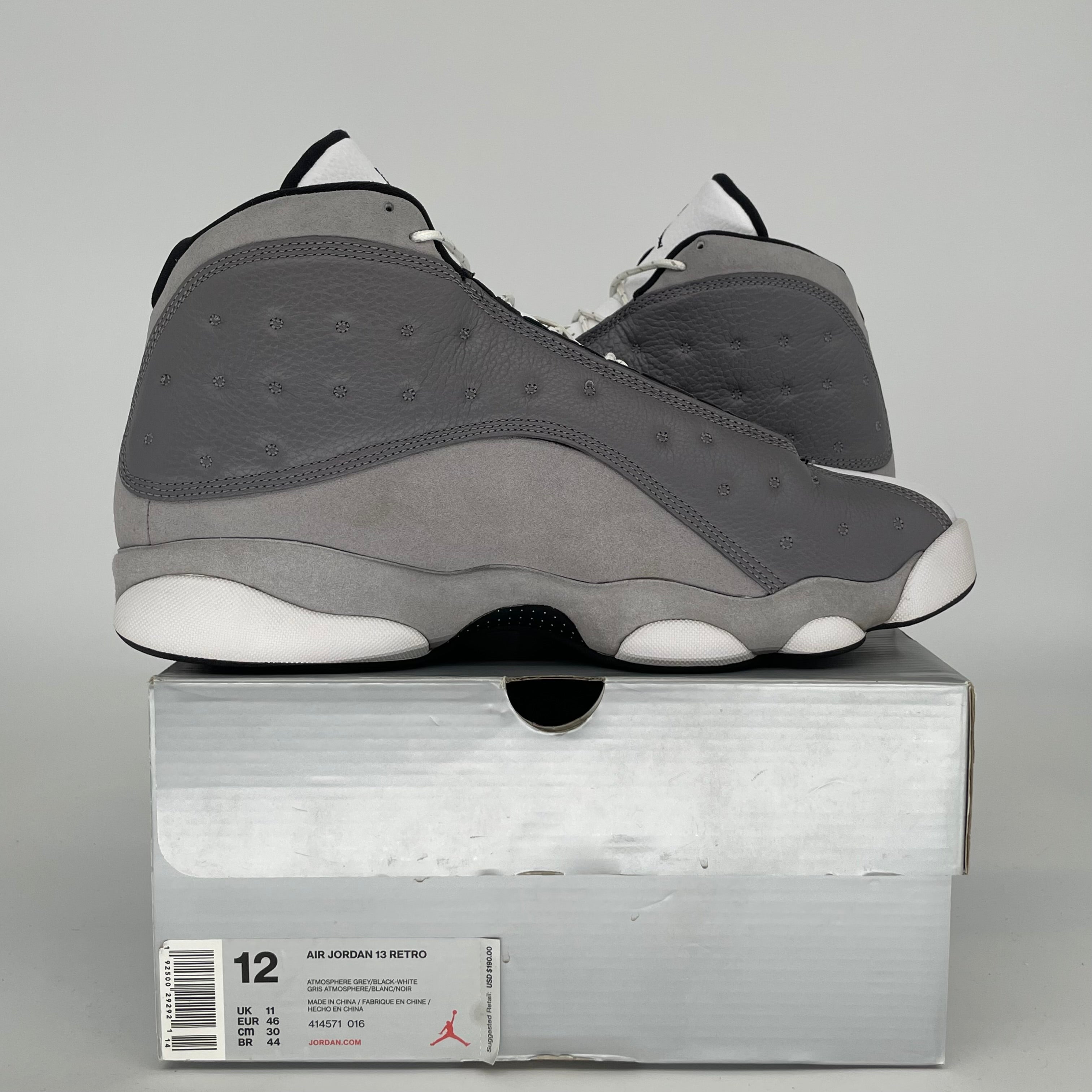 AIR JORDAN 13 ATMOSPHERE GREY SIZE 12 414571-016