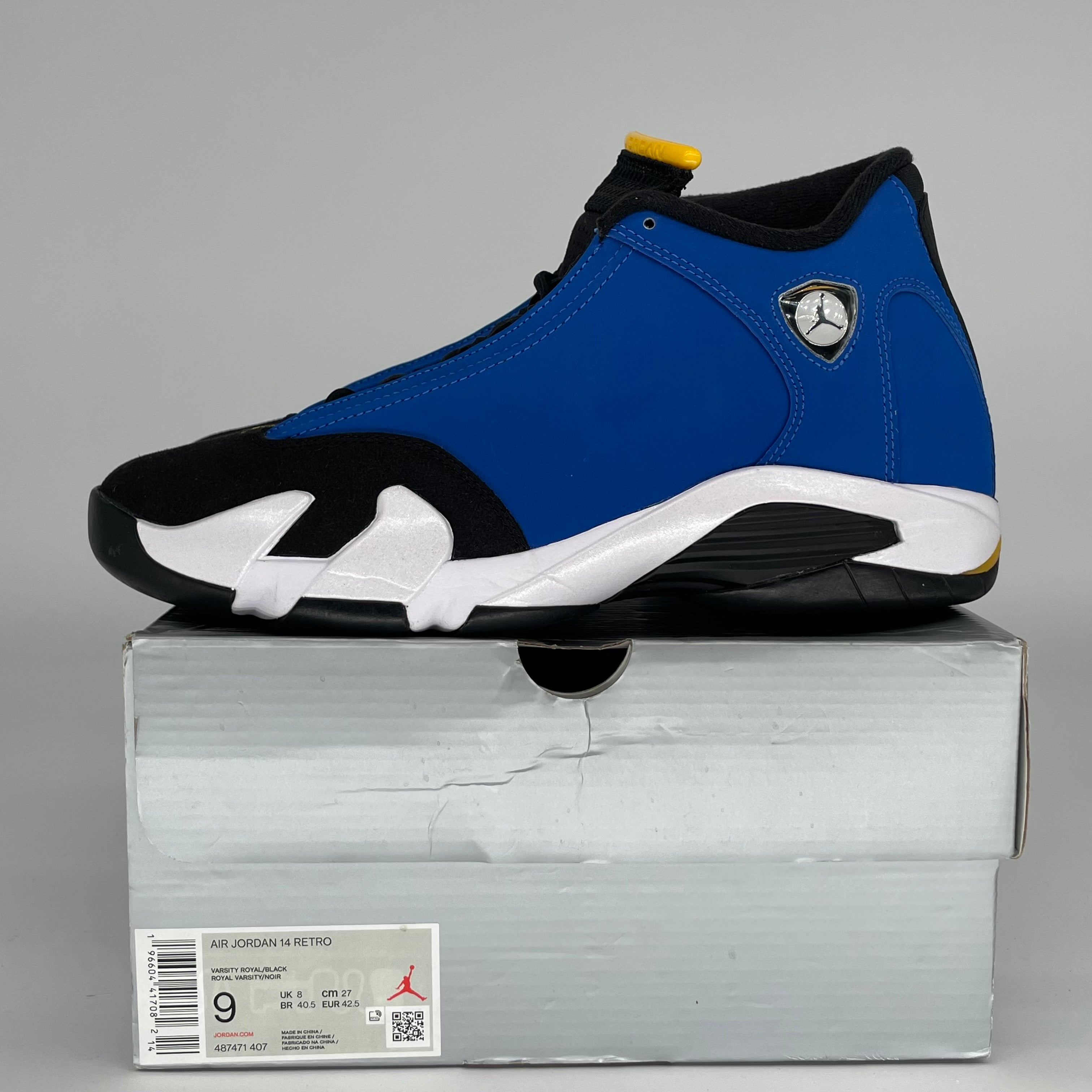 AIR JORDAN 14 LANEY SIZE 9 487471-407