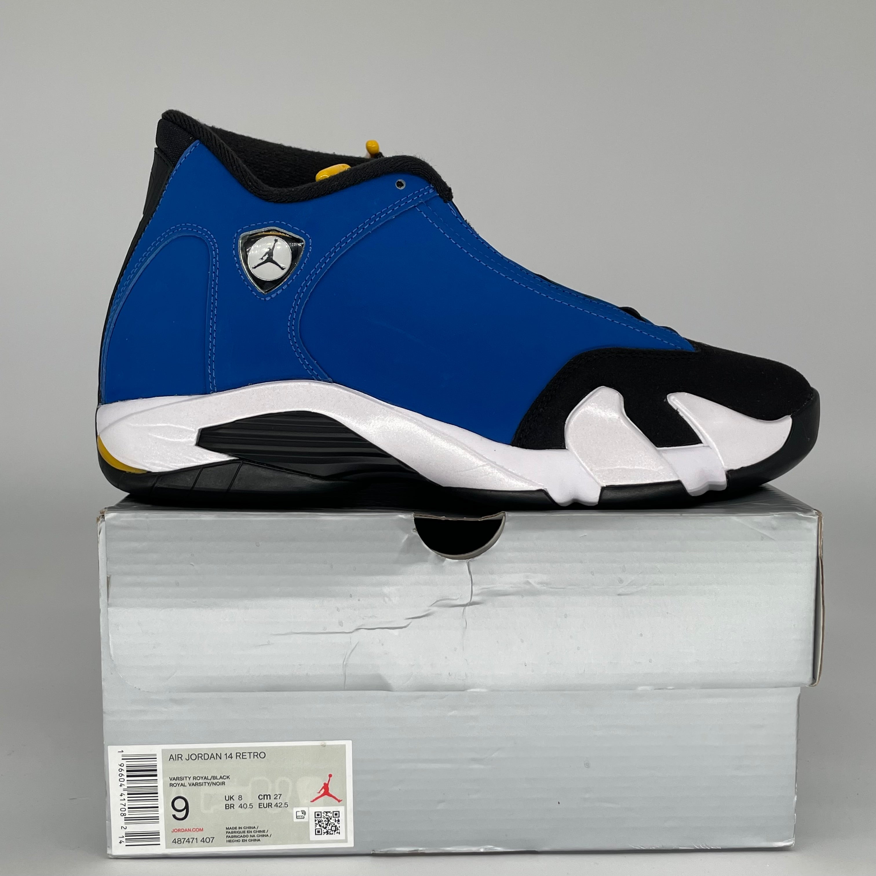 AIR JORDAN 14 LANEY SIZE 9 487471-407