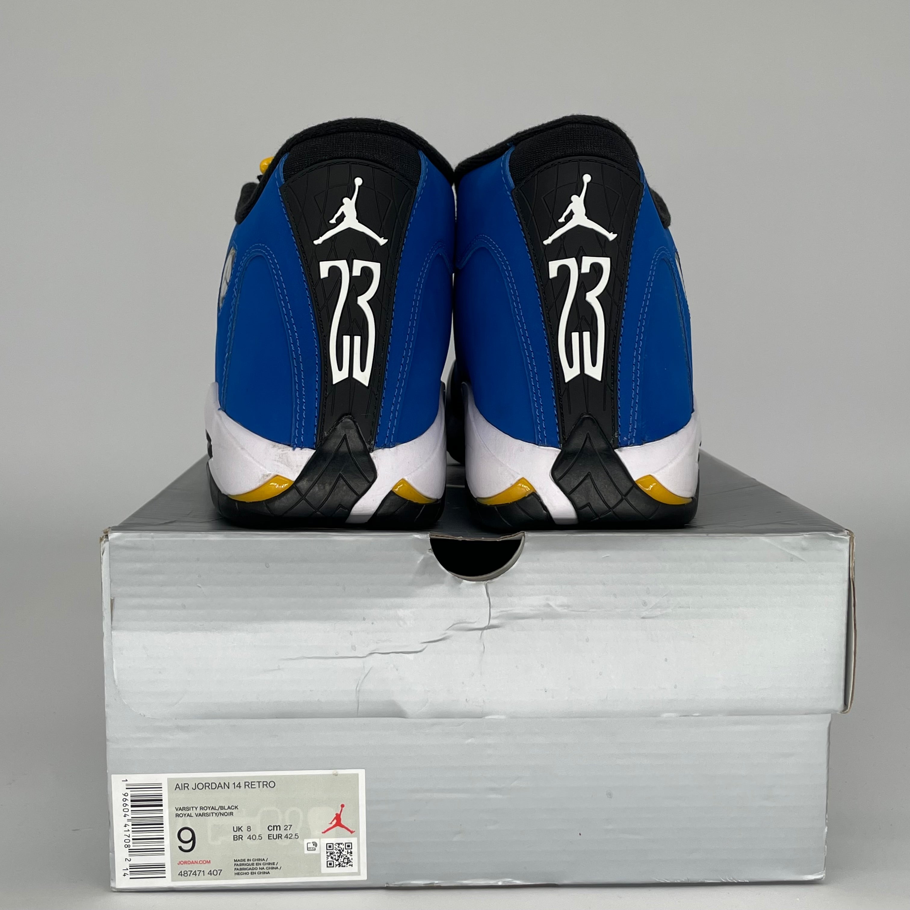 AIR JORDAN 14 LANEY SIZE 9 487471-407