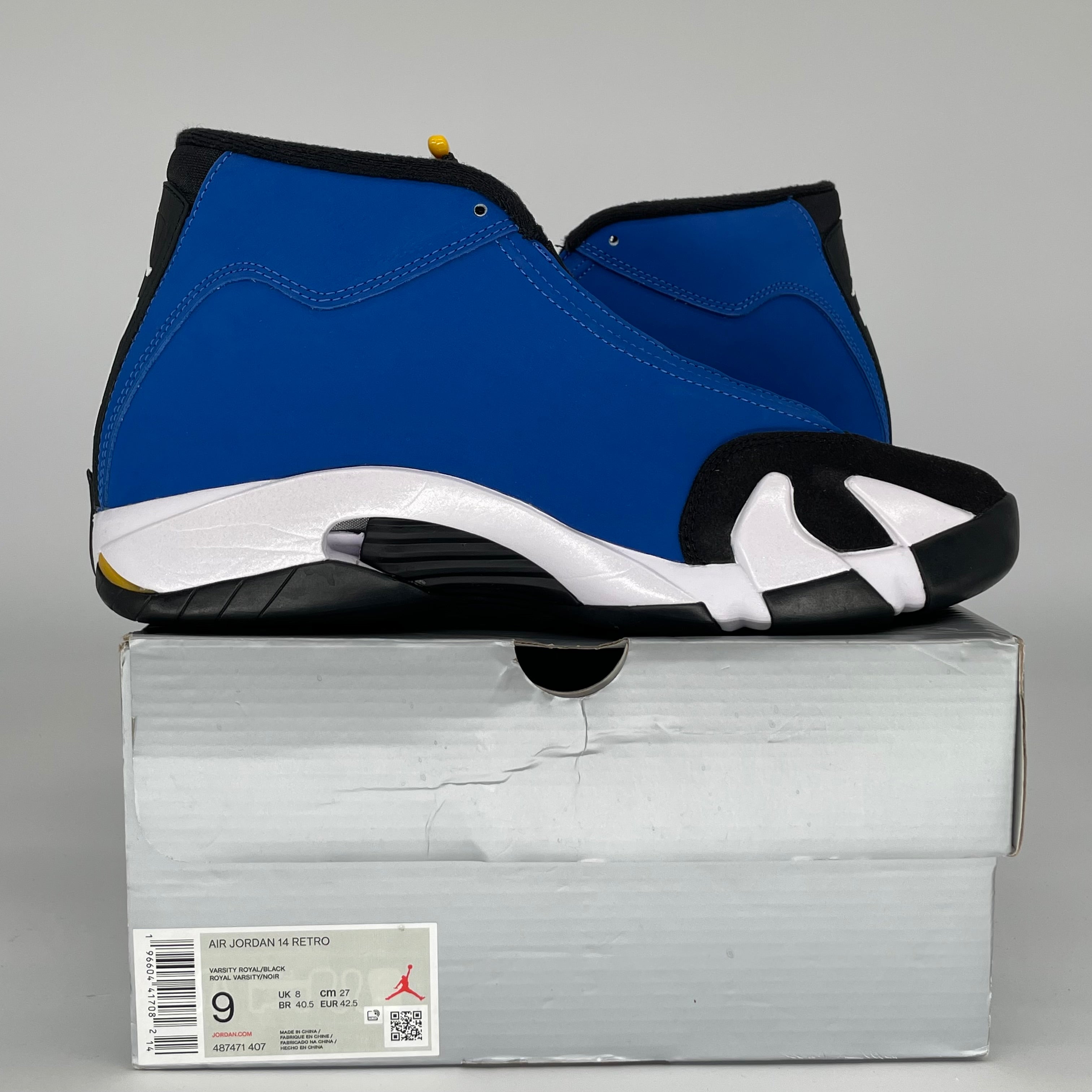 AIR JORDAN 14 LANEY SIZE 9 487471-407