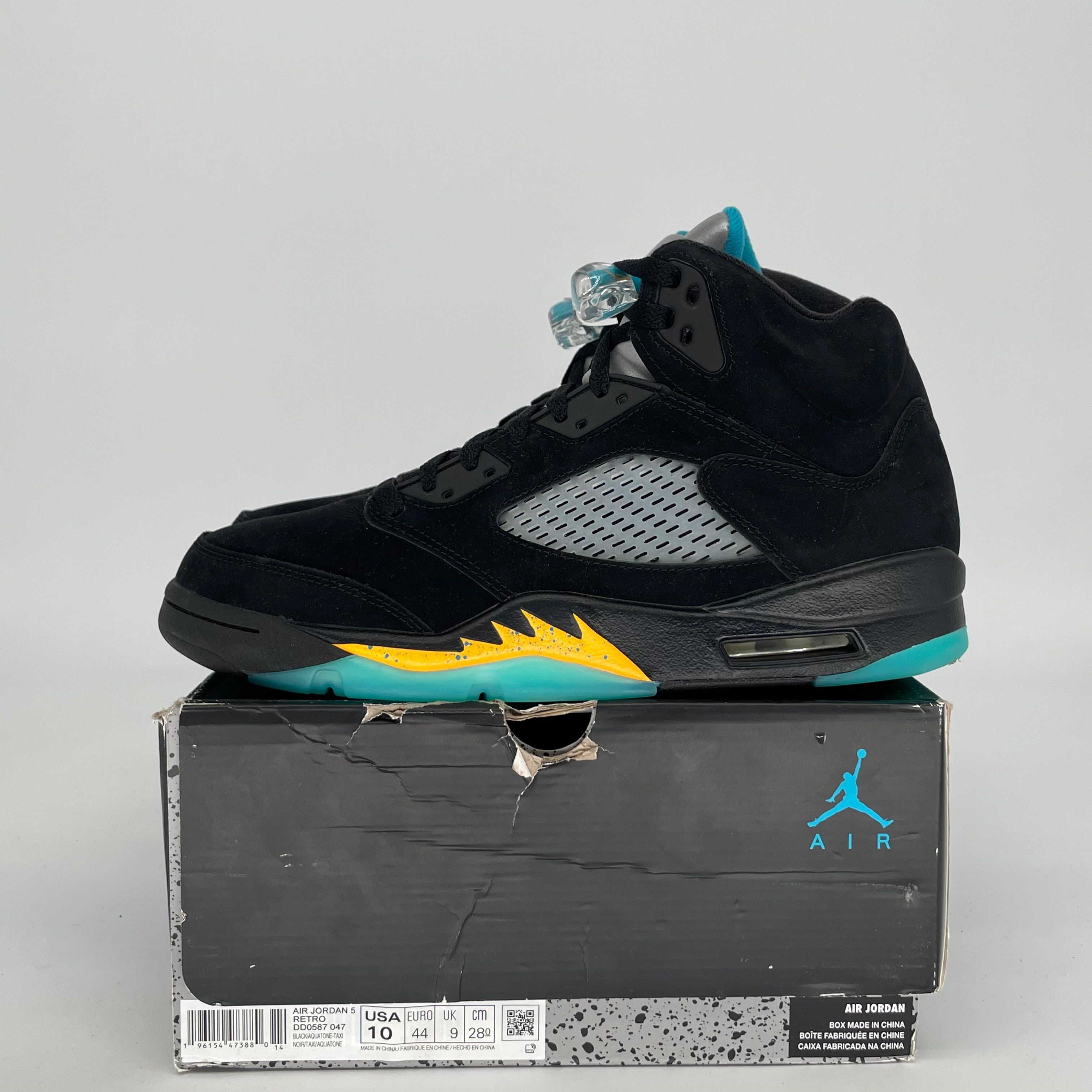 AIR JORDAN 5 AQUA SIZE 10 DD0587-047