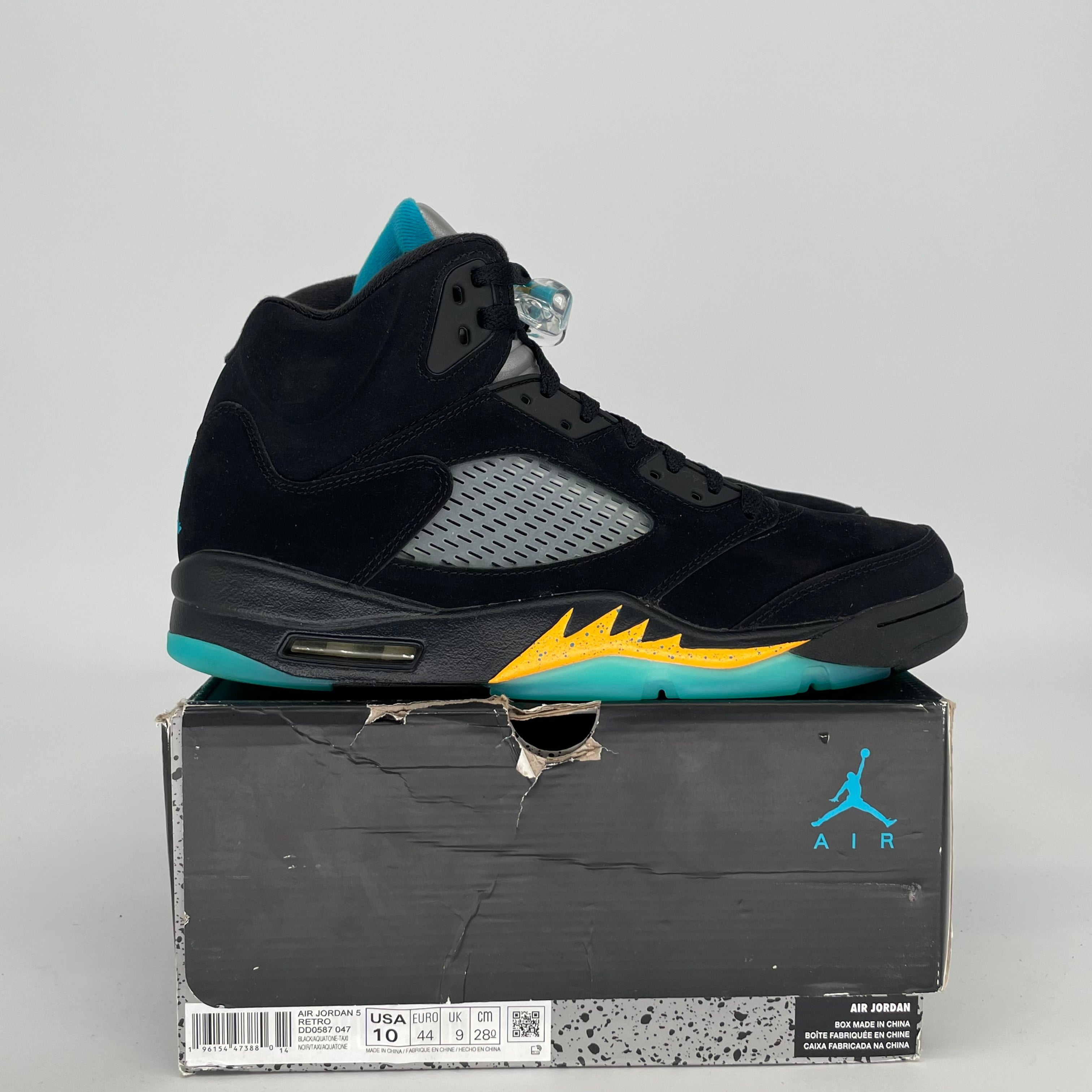 AIR JORDAN 5 AQUA SIZE 10 DD0587-047