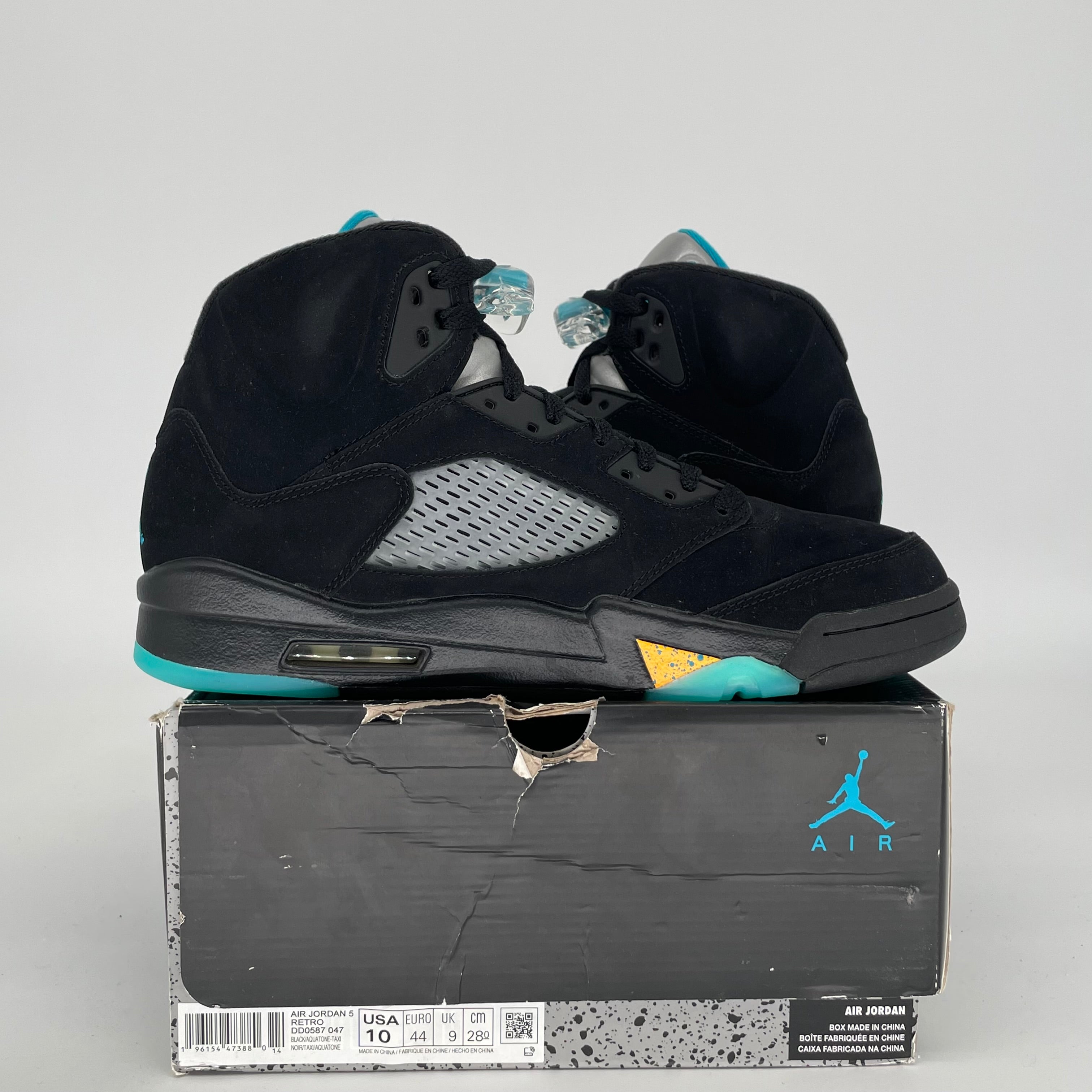 AIR JORDAN 5 AQUA SIZE 10 DD0587-047