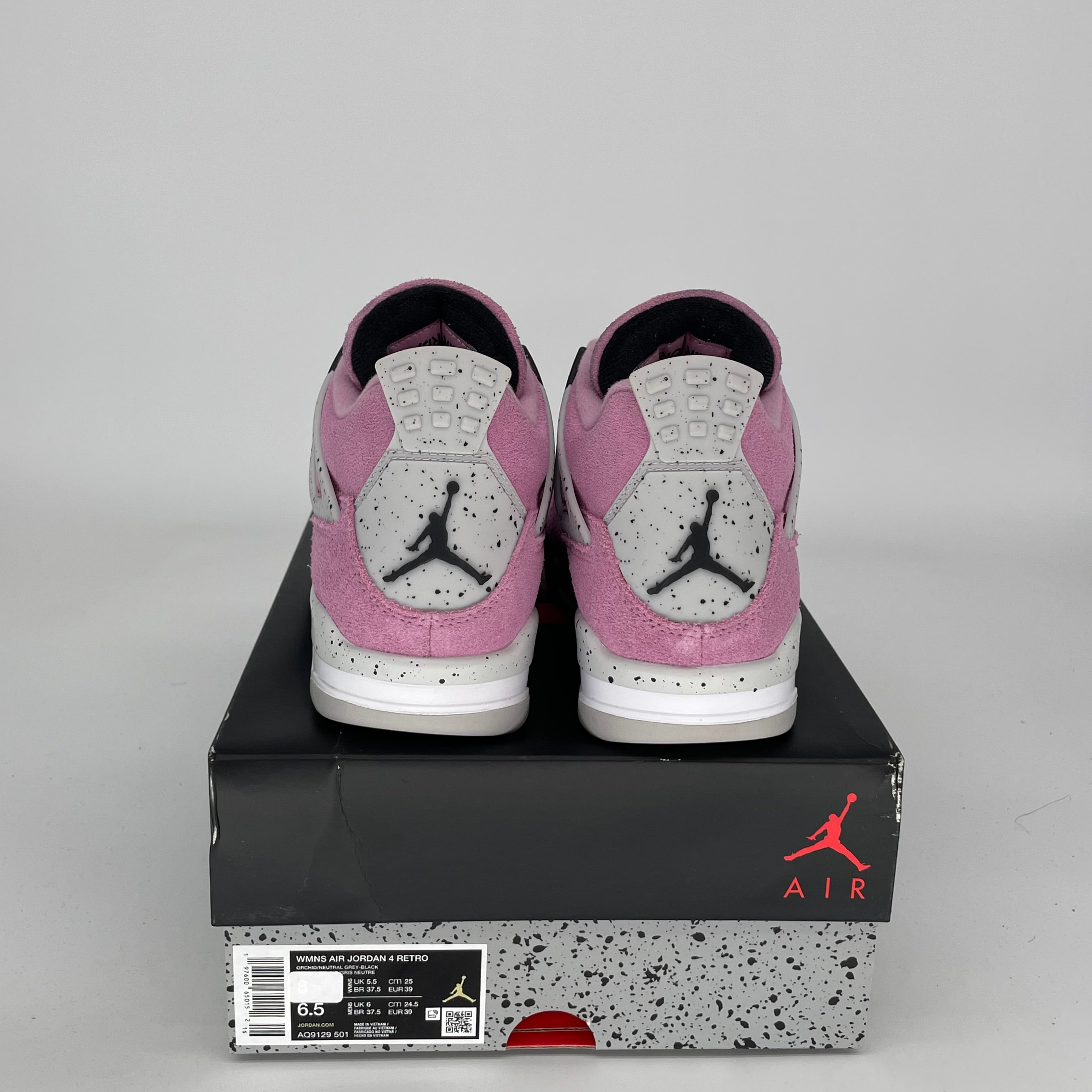 AIR JORDAN 4 ORCHID W SIZE 6.5/8W AQ9129-501