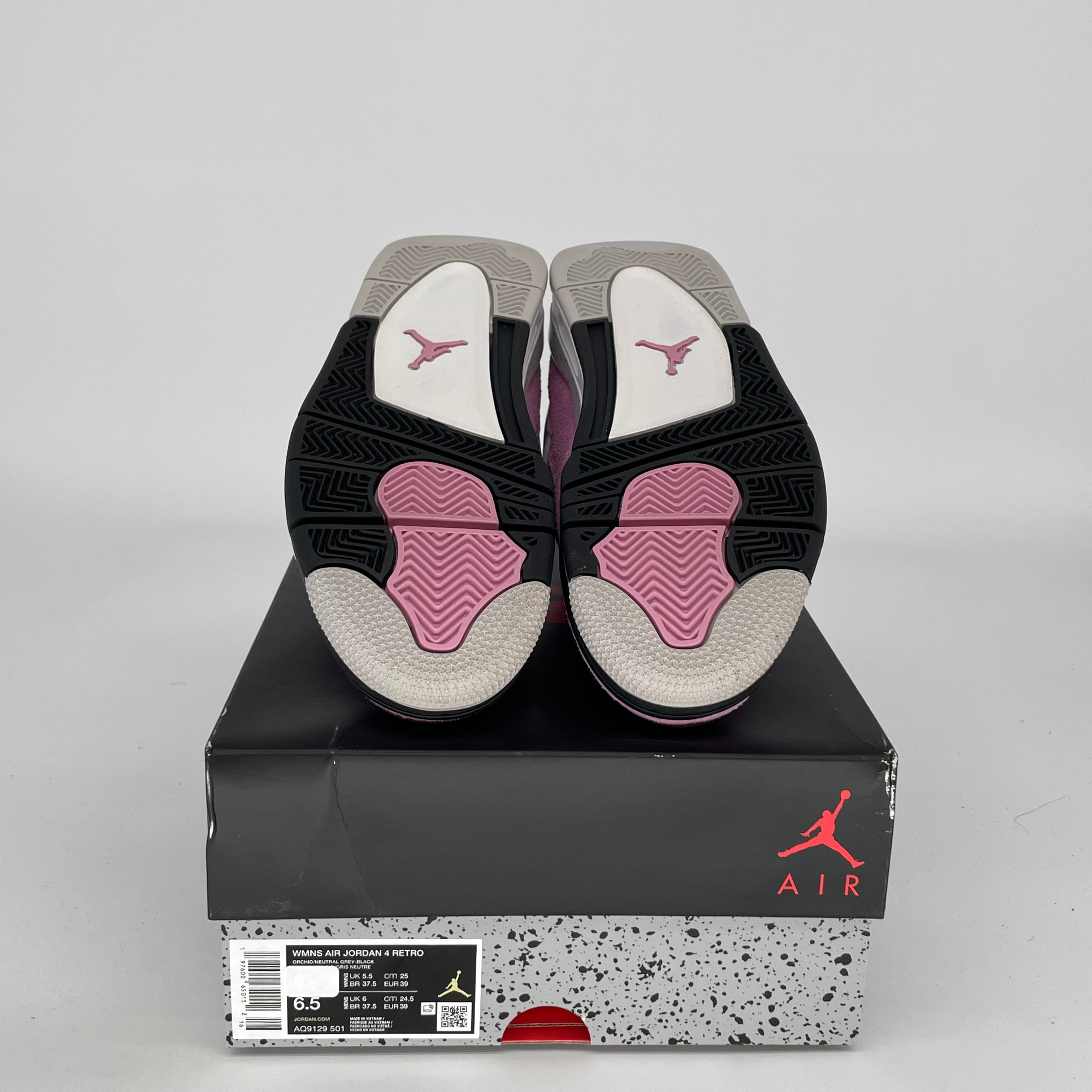 AIR JORDAN 4 ORCHID W SIZE 6.5/8W AQ9129-501