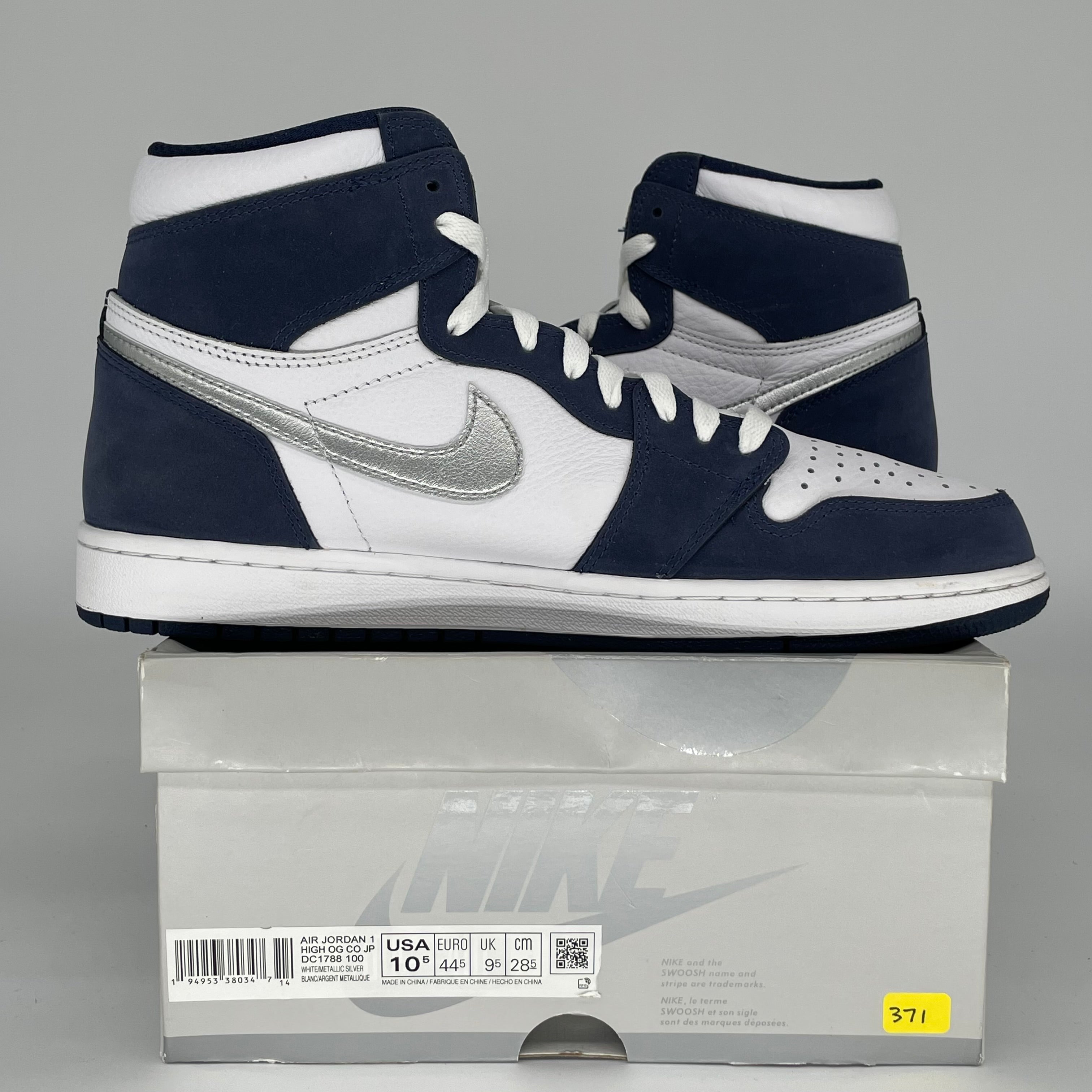 AIR JORDAN 1 CO JAPAN MIDNIGHT NAVY SIZE 10.5 DC1788-100