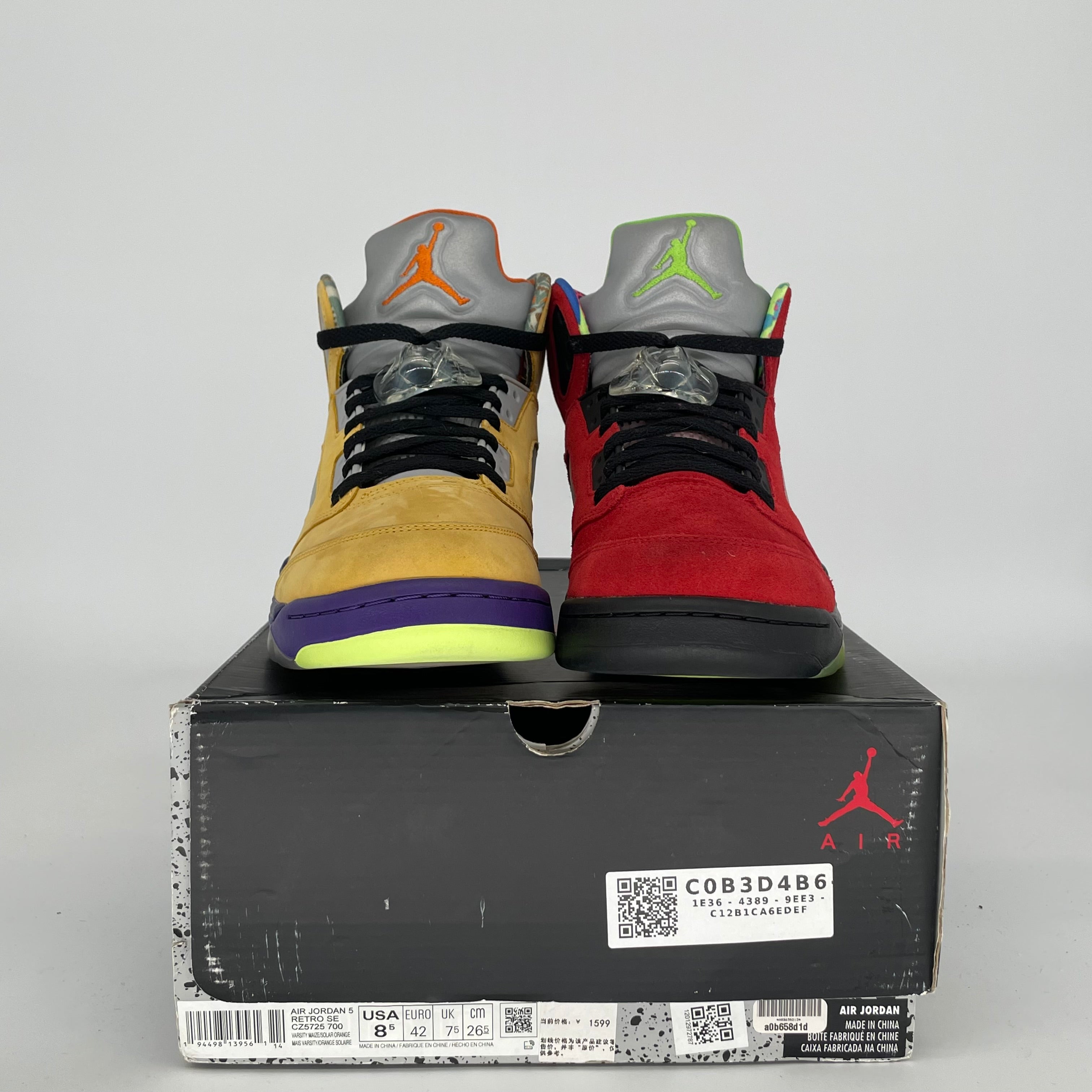 AIR JORDAN 5 WHAT THE SIZE 8.5 CZ5725-700