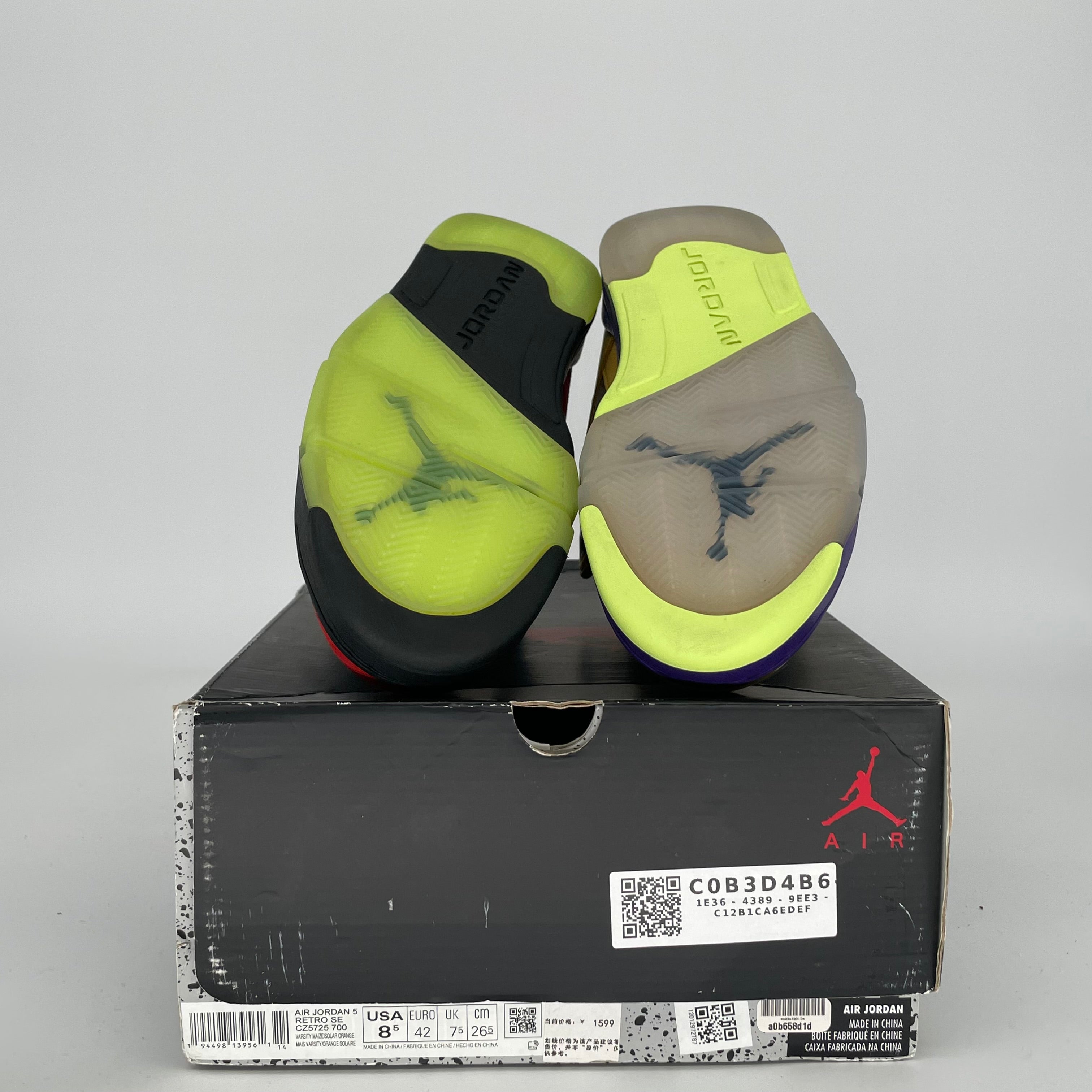 AIR JORDAN 5 WHAT THE SIZE 8.5 CZ5725-700