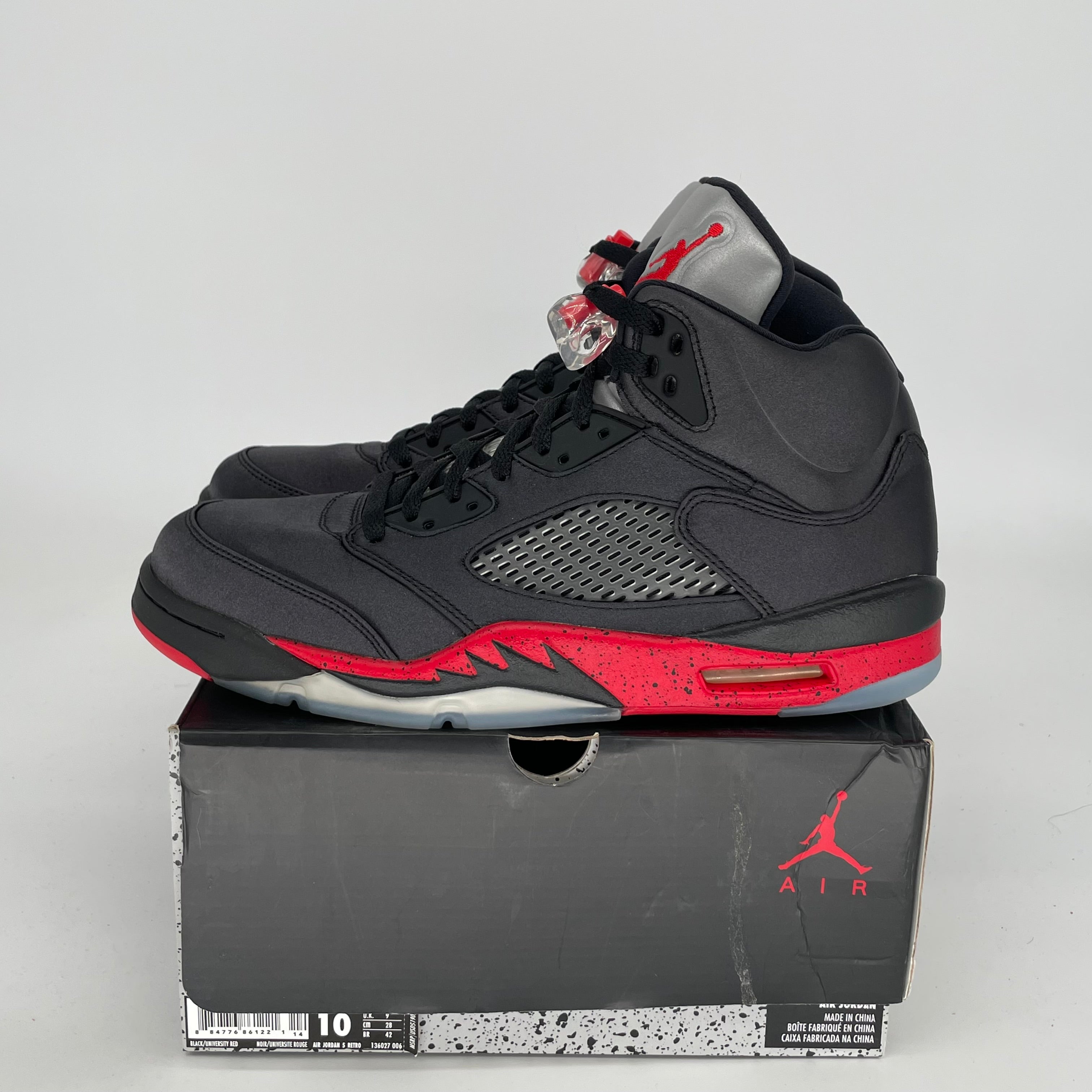 AIR JORDAN 5 SATIN BRED SIZE 10 136027-006