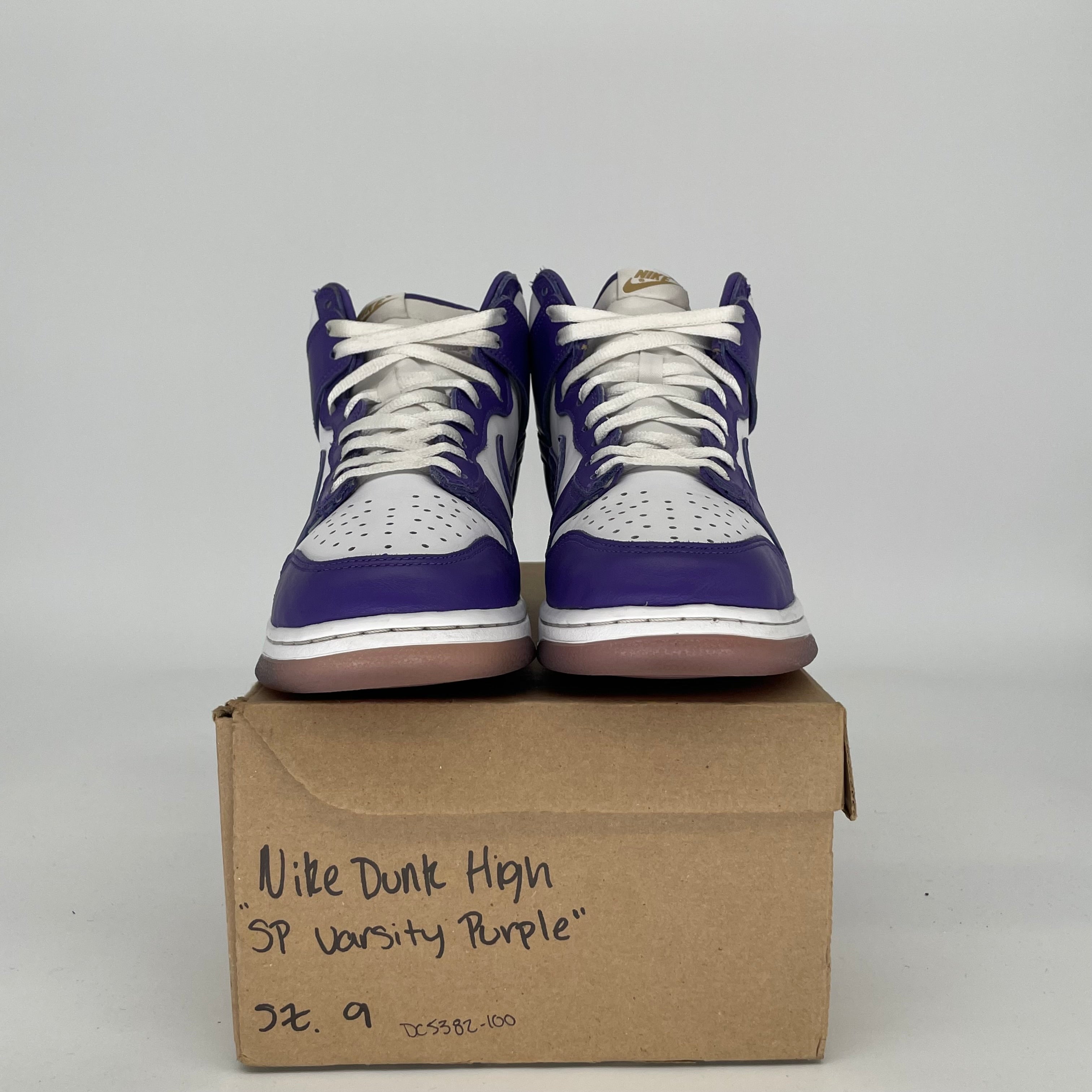 NIKE DUNK HIGH SP VARSITY PURPLE W SIZE 9/10.5W DC5382-100