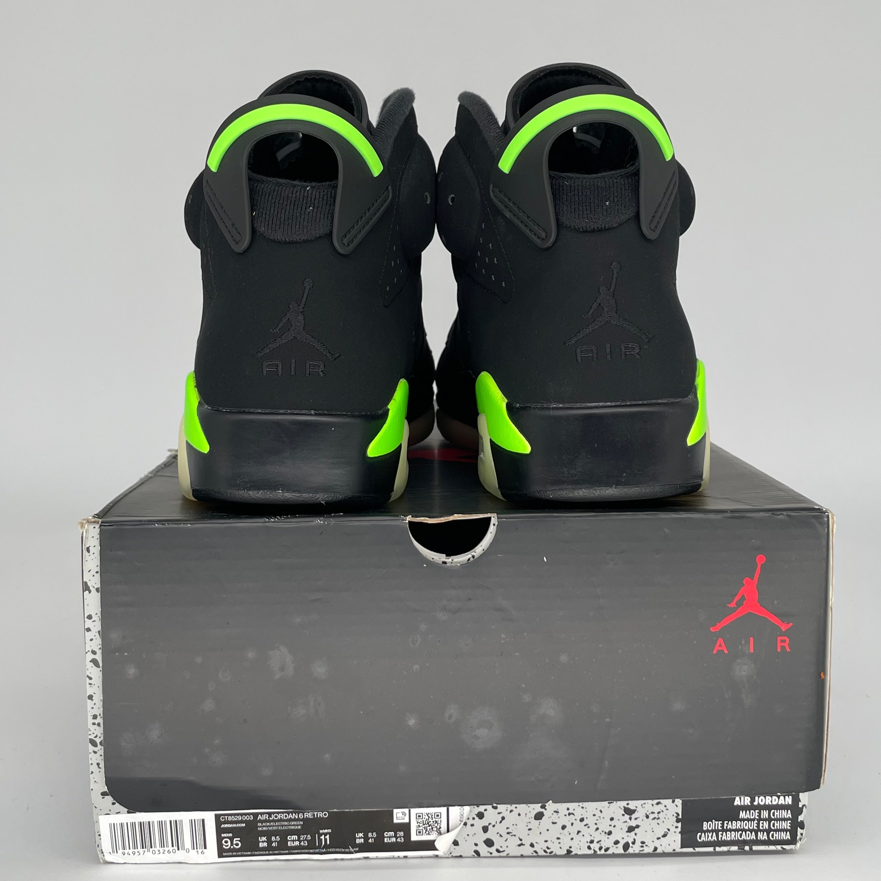 AIR JORDAN 6 ELECTRIC GREEN SIZE 9.5 CT8529-003