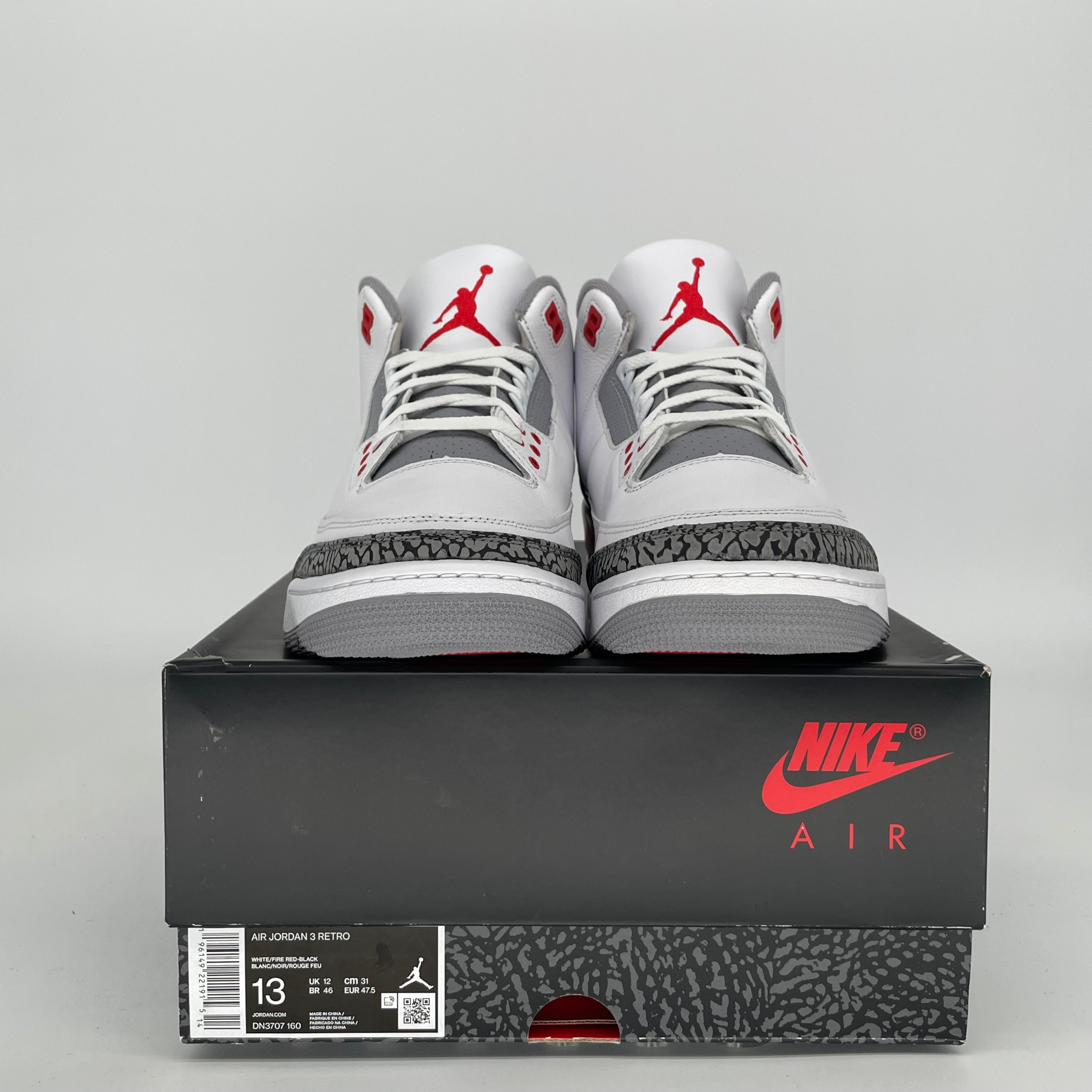 AIR JORDAN 3 FIRE RED SIZE 13 DN3707-160