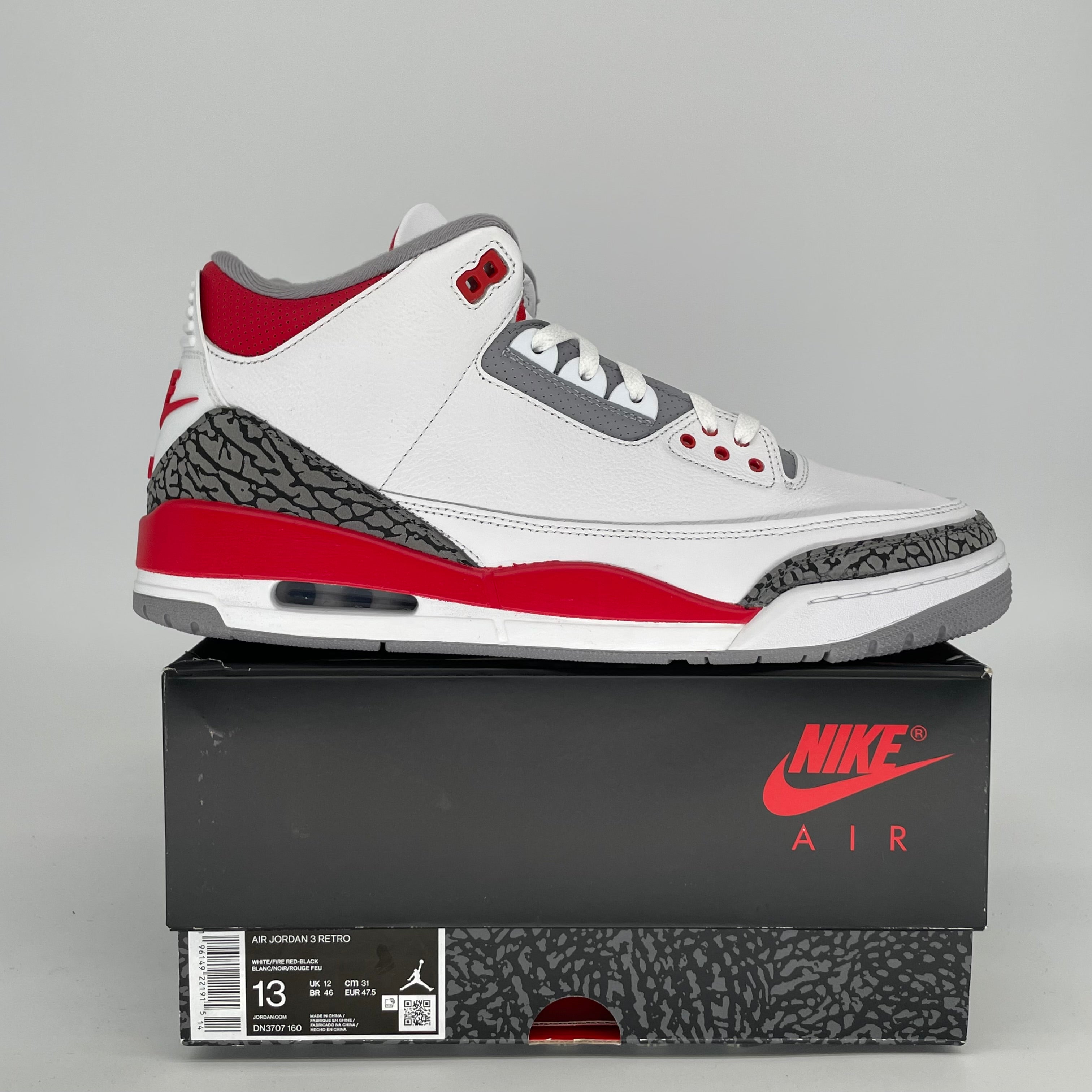 AIR JORDAN 3 FIRE RED SIZE 13 DN3707-160