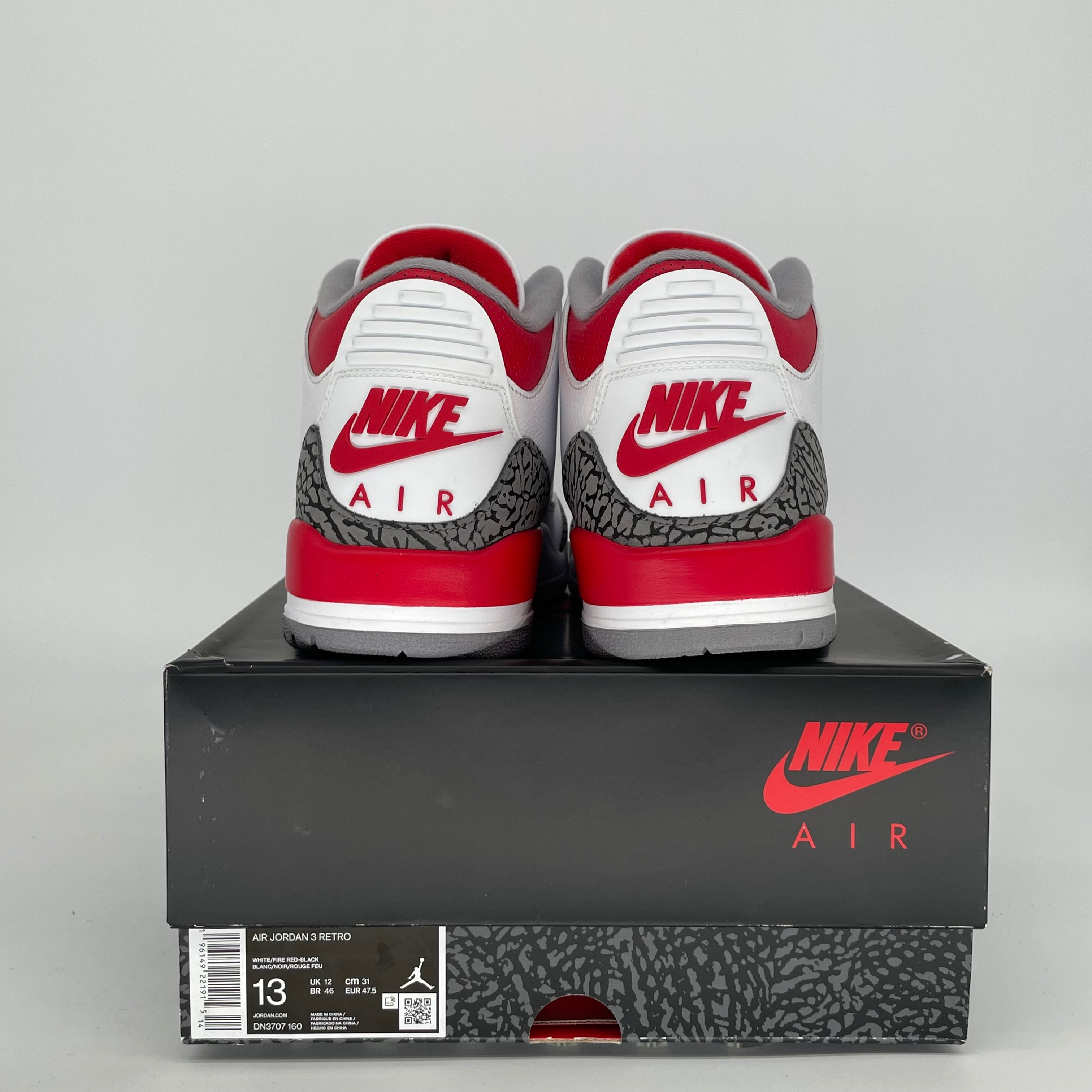 AIR JORDAN 3 FIRE RED SIZE 13 DN3707-160