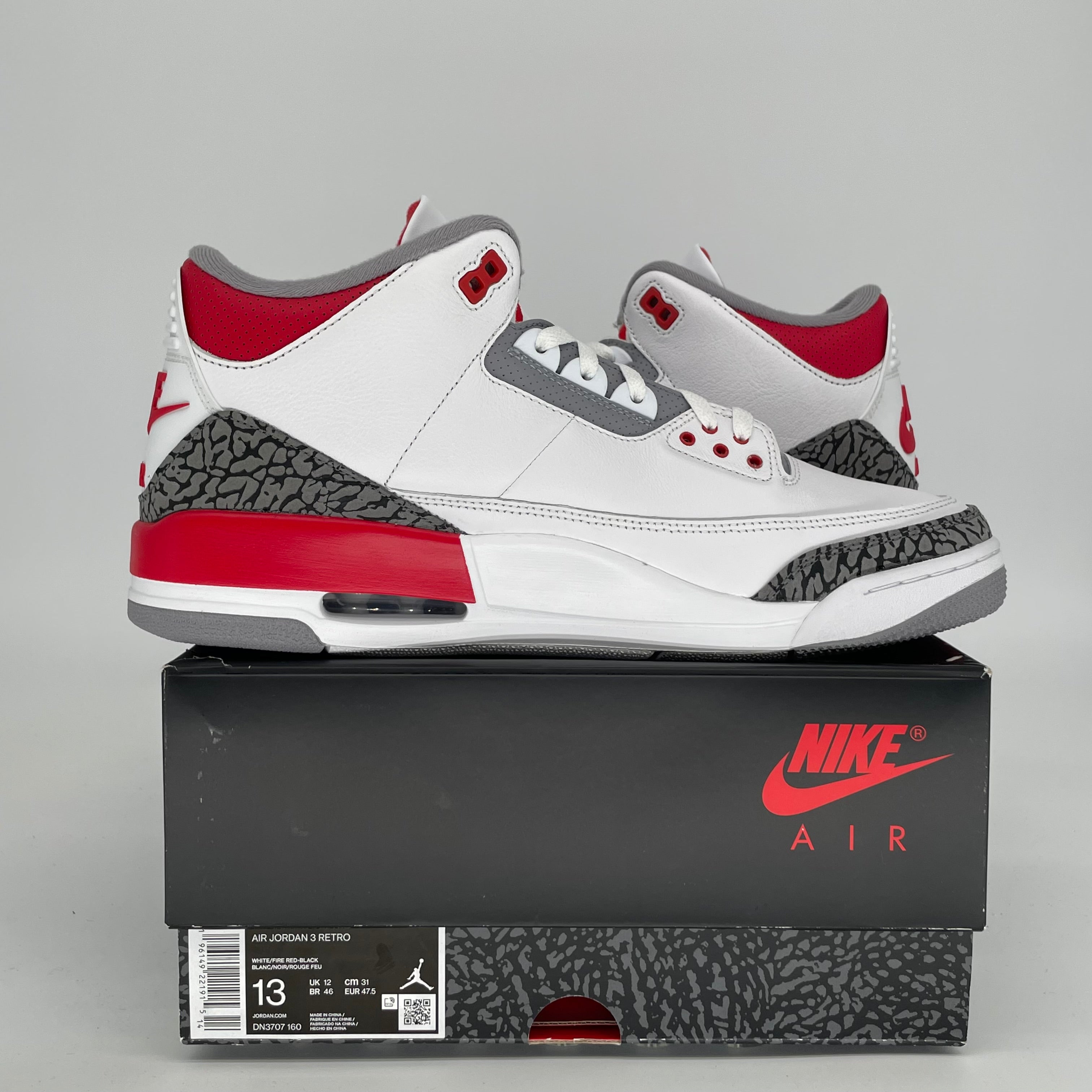 AIR JORDAN 3 FIRE RED SIZE 13 DN3707-160