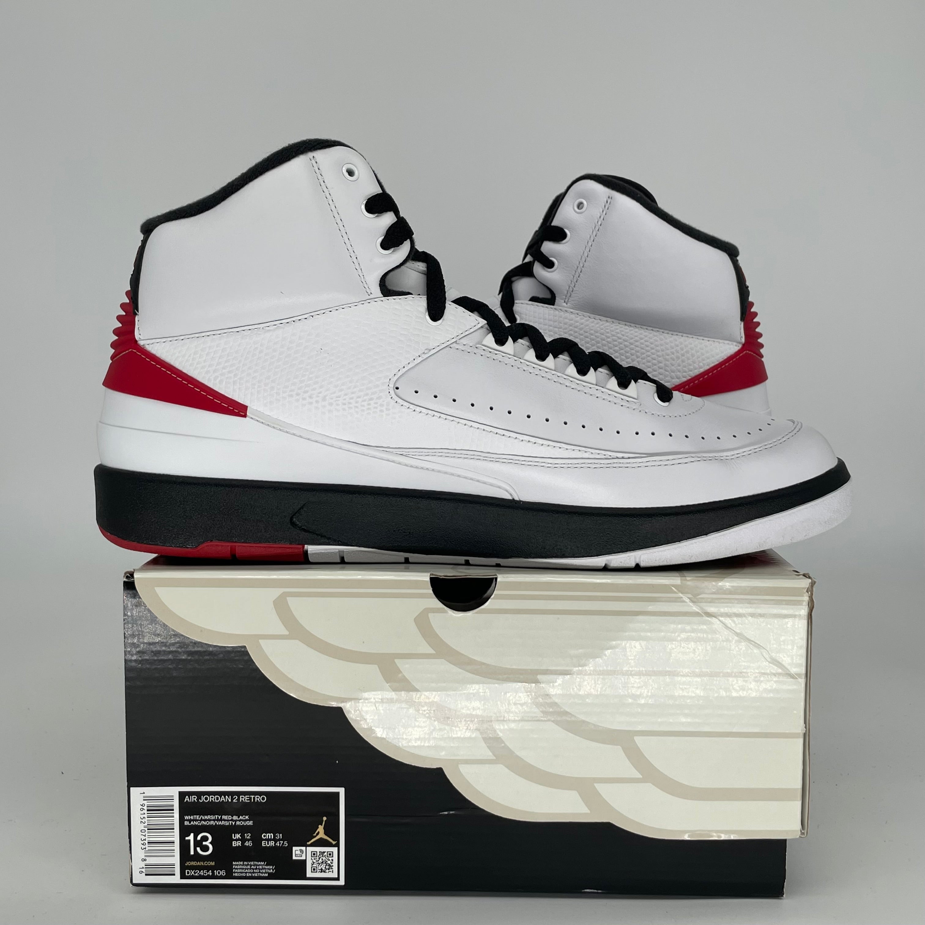 AIR JORDAN 2 CHICAGO SIZE 13 DX2454-106