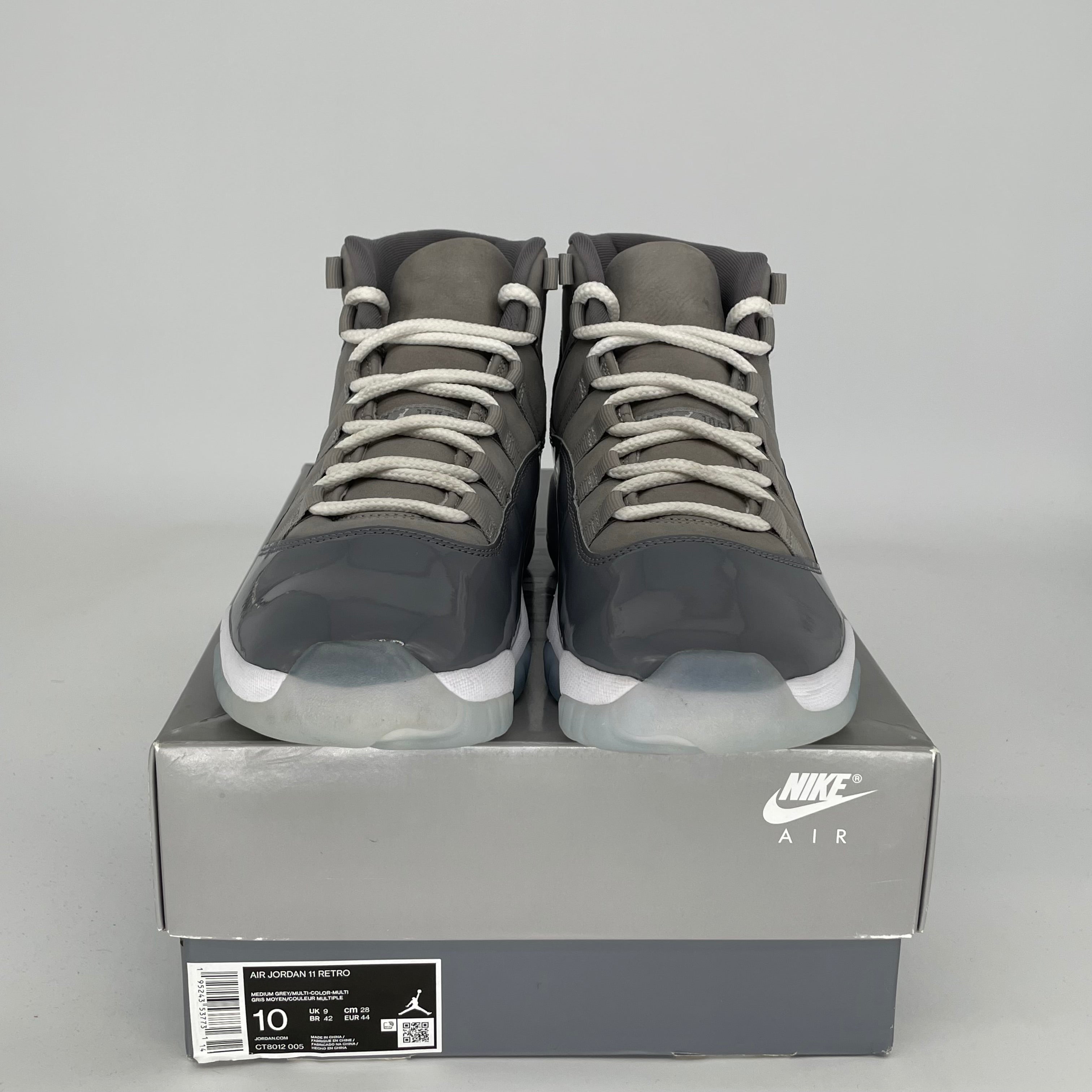 AIR JORDAN 11 COOL GREY SIZE 10 CT8012-005