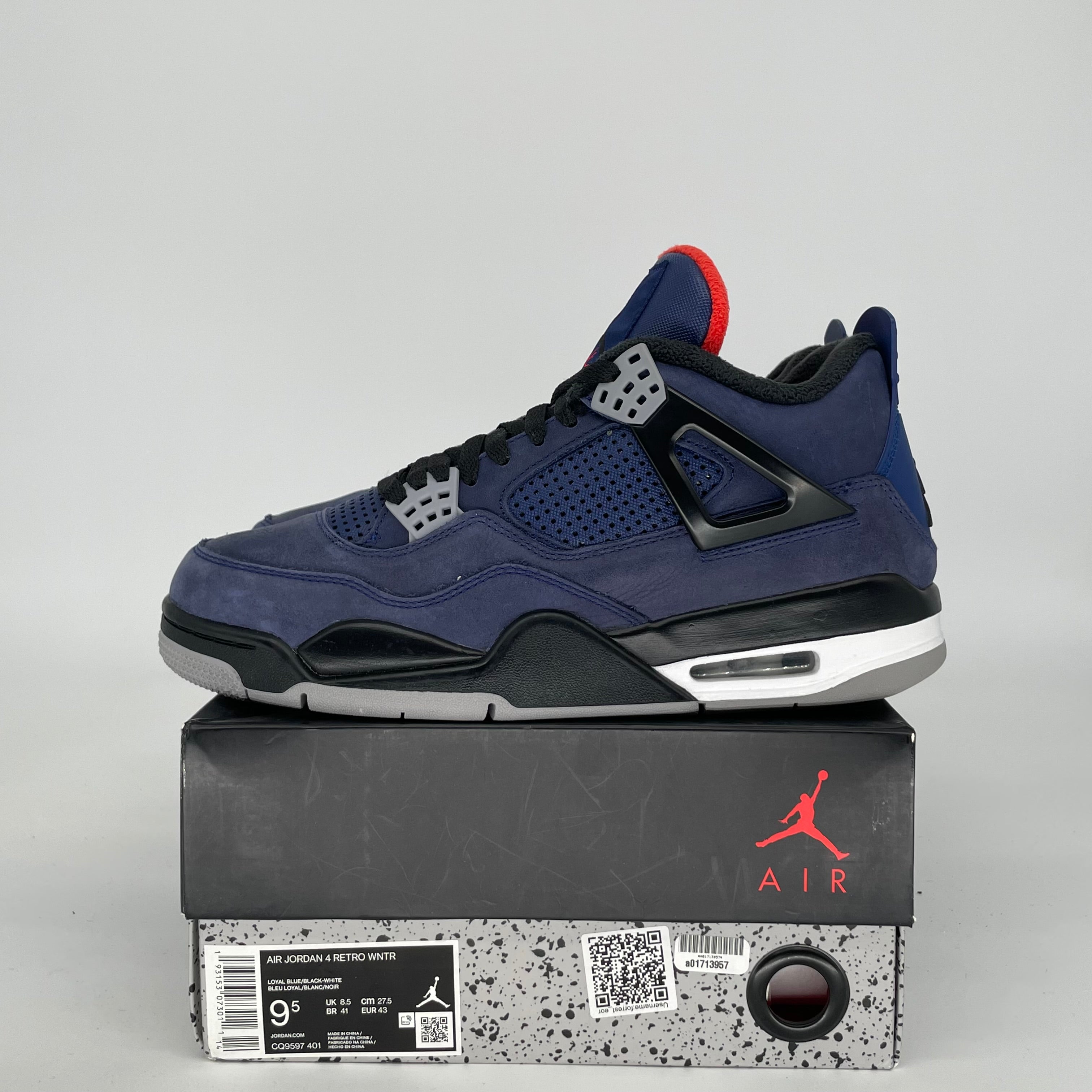 AIR JORDAN 4 WINTERIZED BLUE SIZE 9.5 CQ9597-401