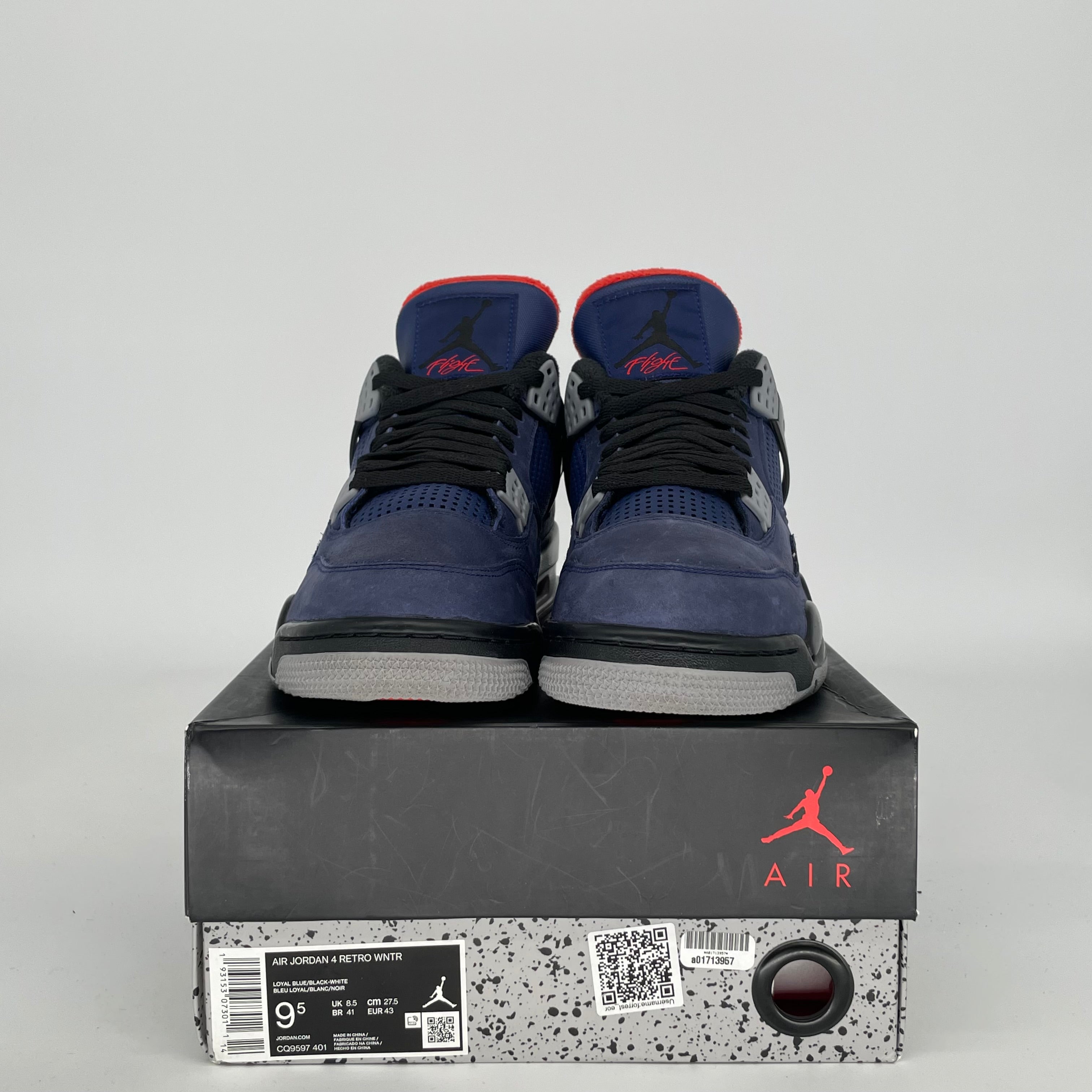 AIR JORDAN 4 WINTERIZED BLUE SIZE 9.5 CQ9597-401