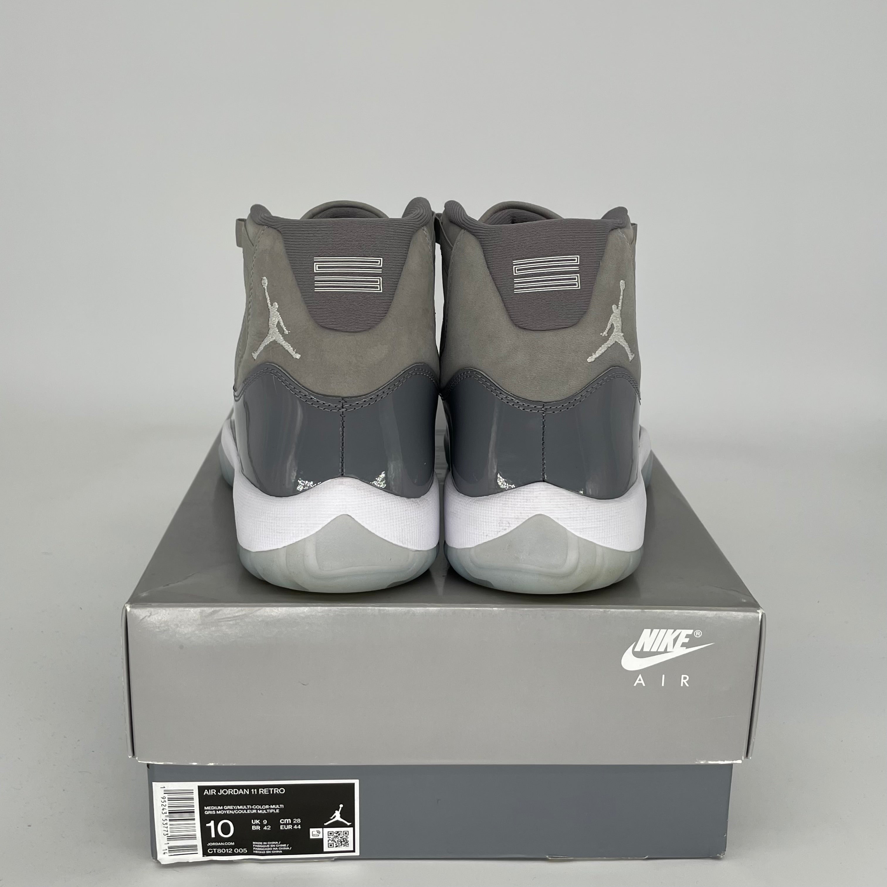 AIR JORDAN 11 COOL GREY SIZE 10 CT8012-005